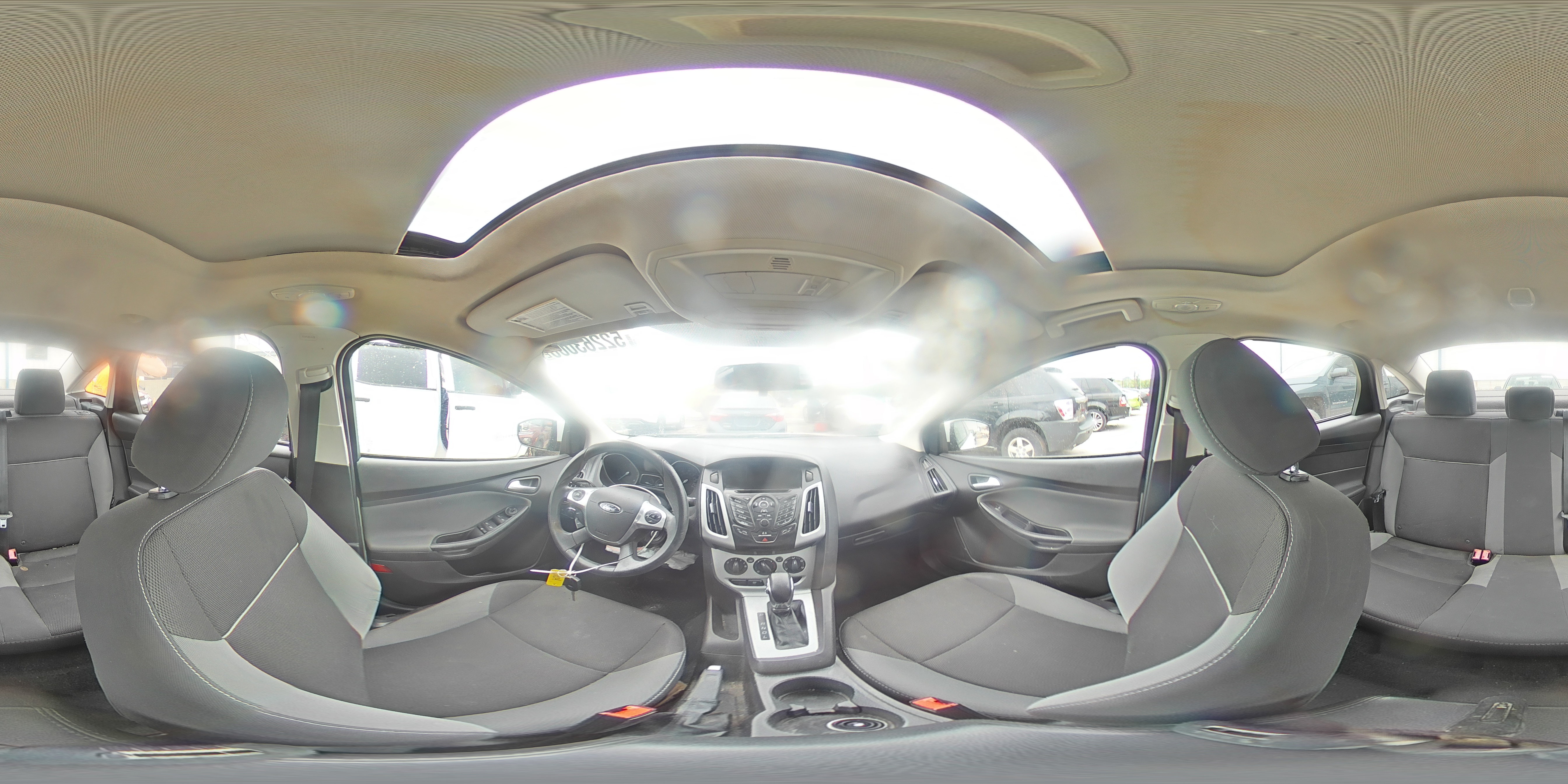 2014 Ford Focus Se White vin: 1FADP3F25EL265404