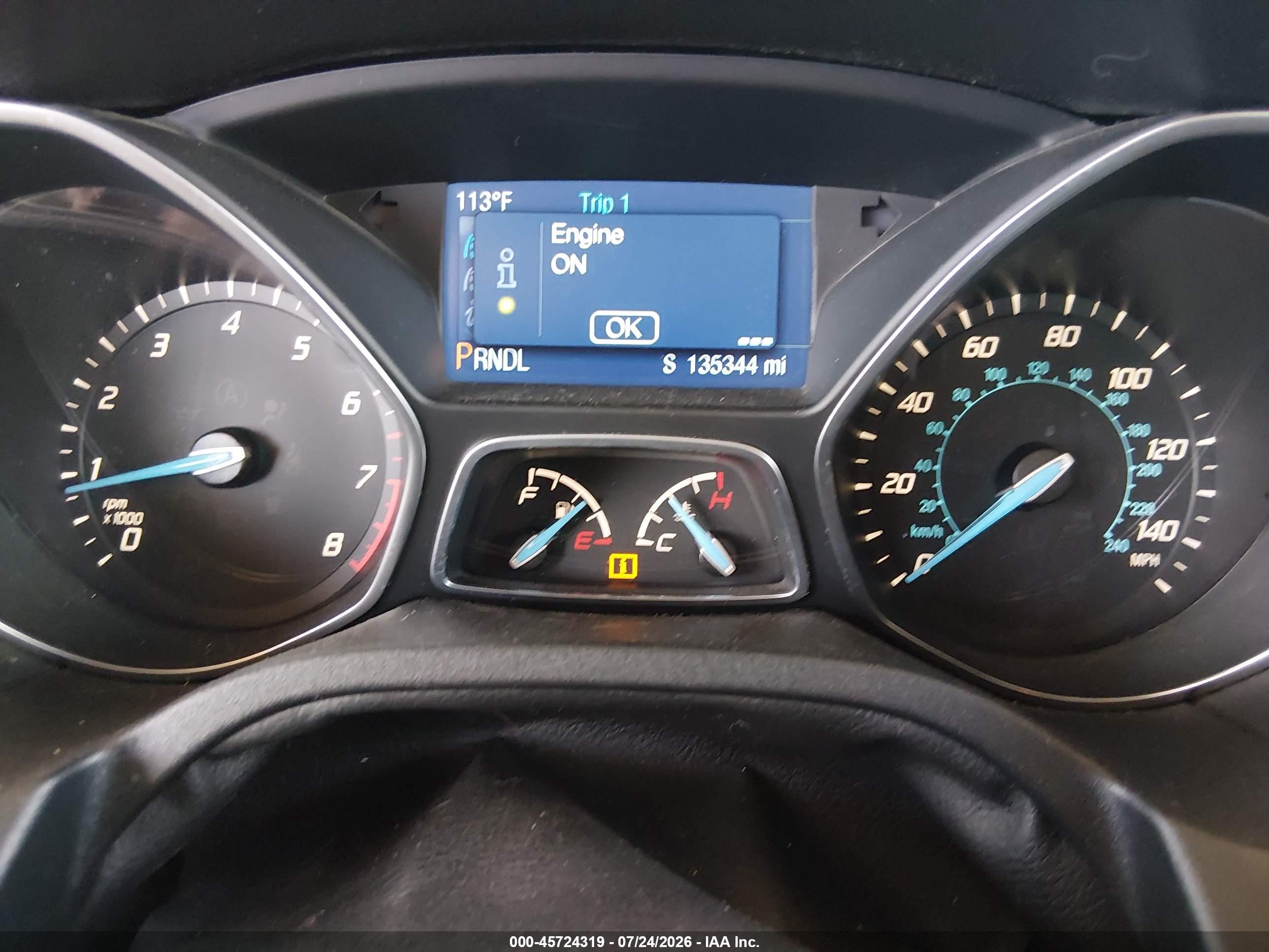 2014 Ford Focus Se Gray vin: 1FADP3F25EL300216