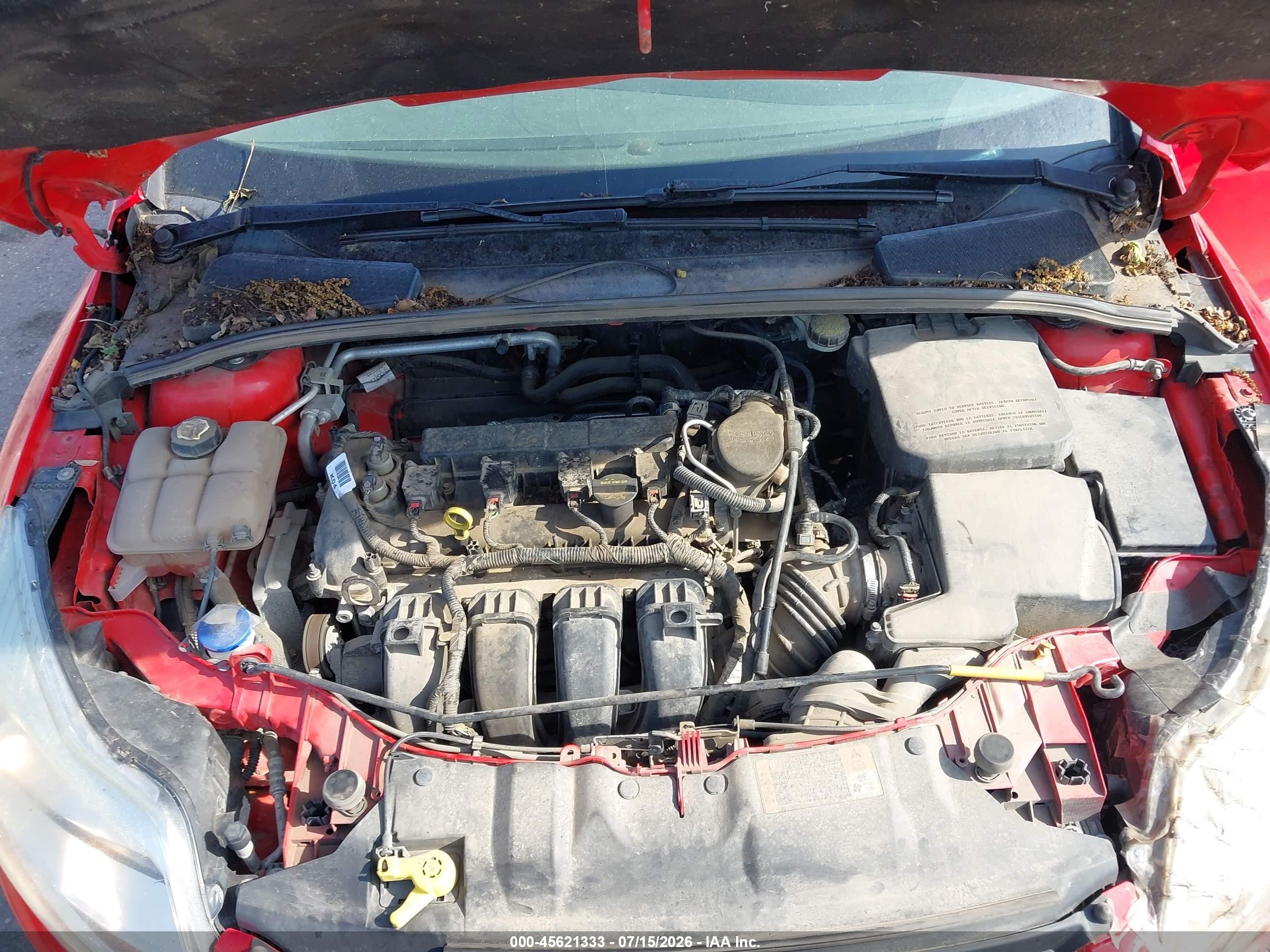 2014 Ford Focus Se Красный vin: 1FADP3F25EL302709