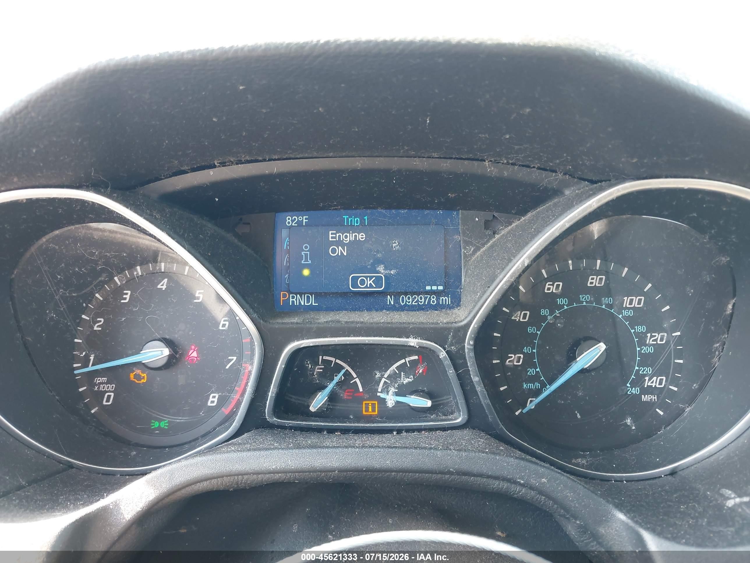 2014 Ford Focus Se Красный vin: 1FADP3F25EL302709