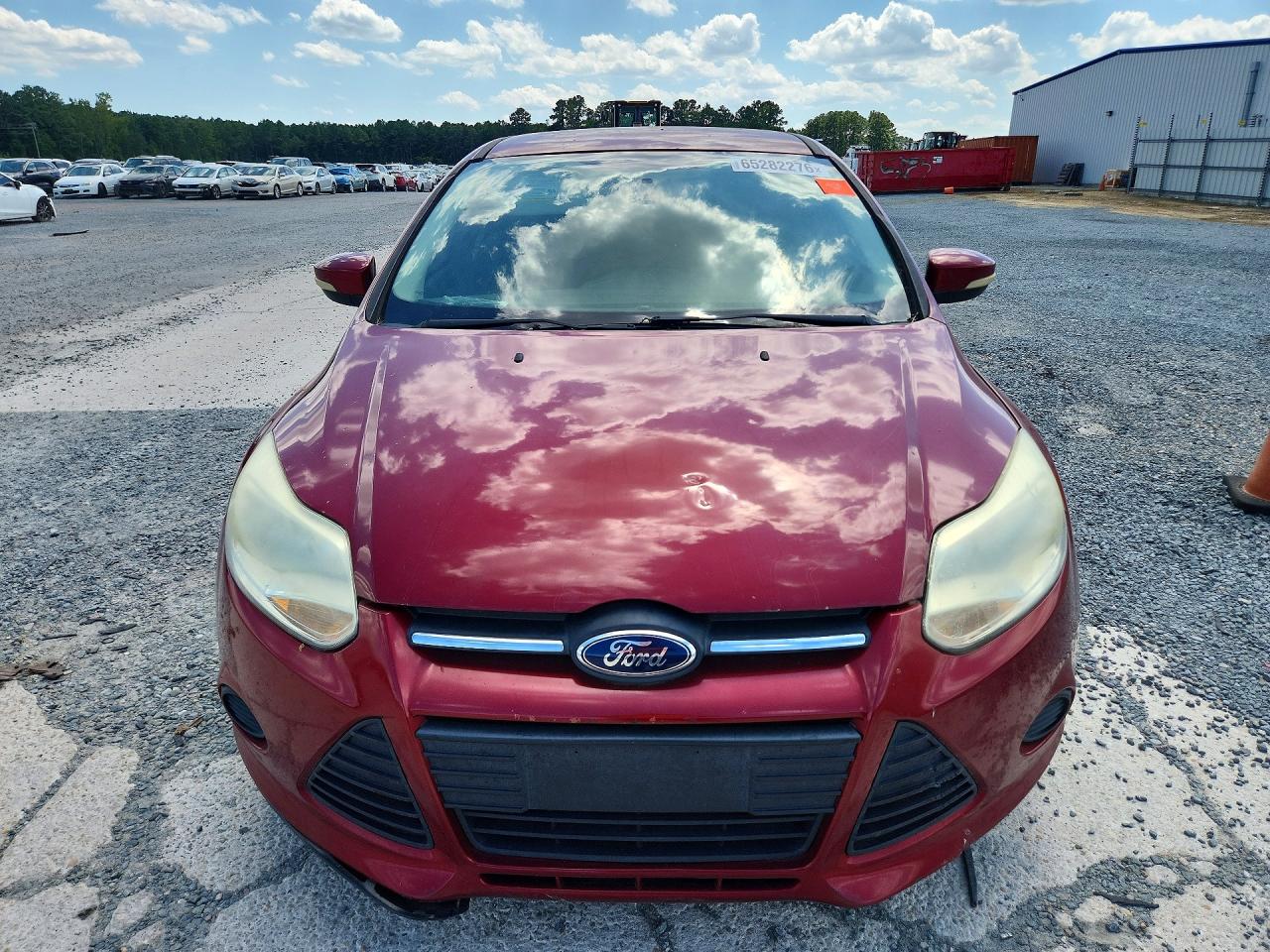 2014 Ford Focus Se Red vin: 1FADP3F25EL320403