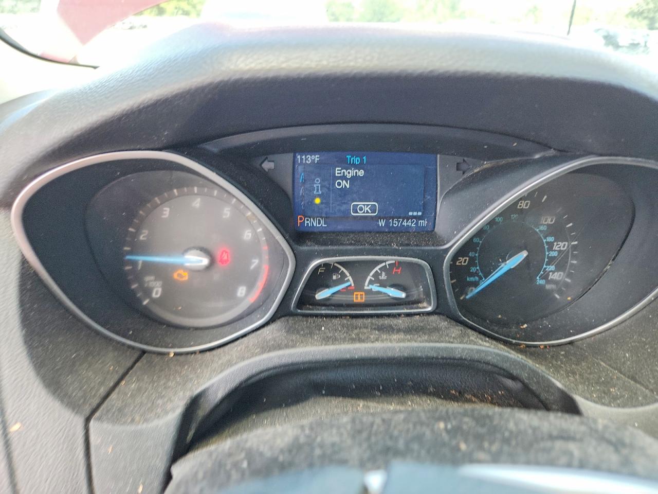 2014 Ford Focus Se Red vin: 1FADP3F25EL320403