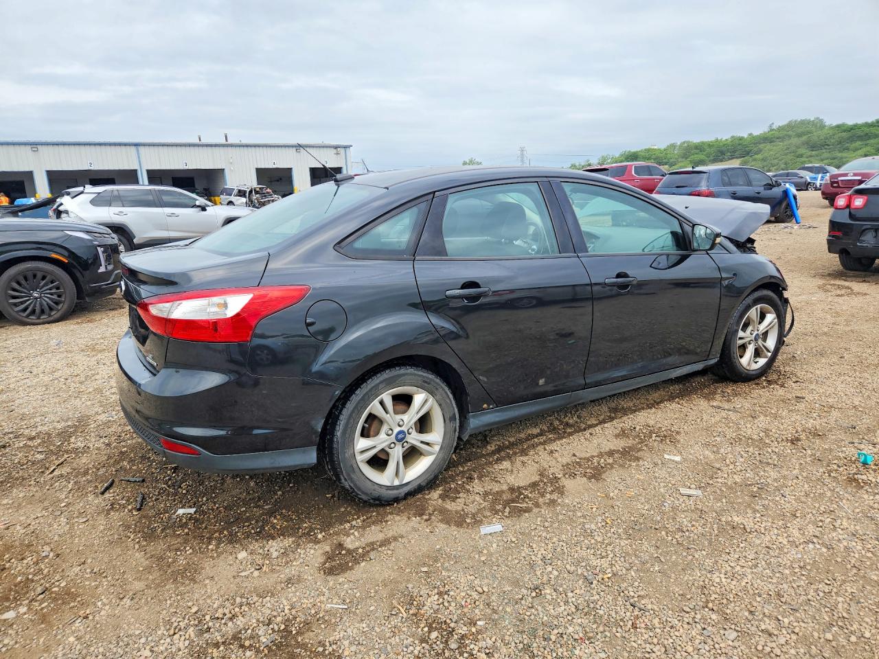 2014 Ford Focus Se Black vin: 1FADP3F25EL320417