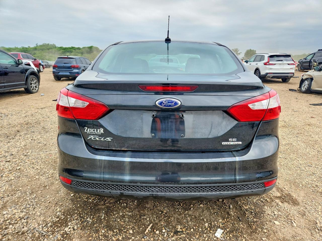 2014 Ford Focus Se Black vin: 1FADP3F25EL320417