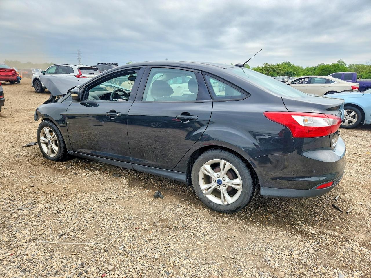 2014 Ford Focus Se Black vin: 1FADP3F25EL320417