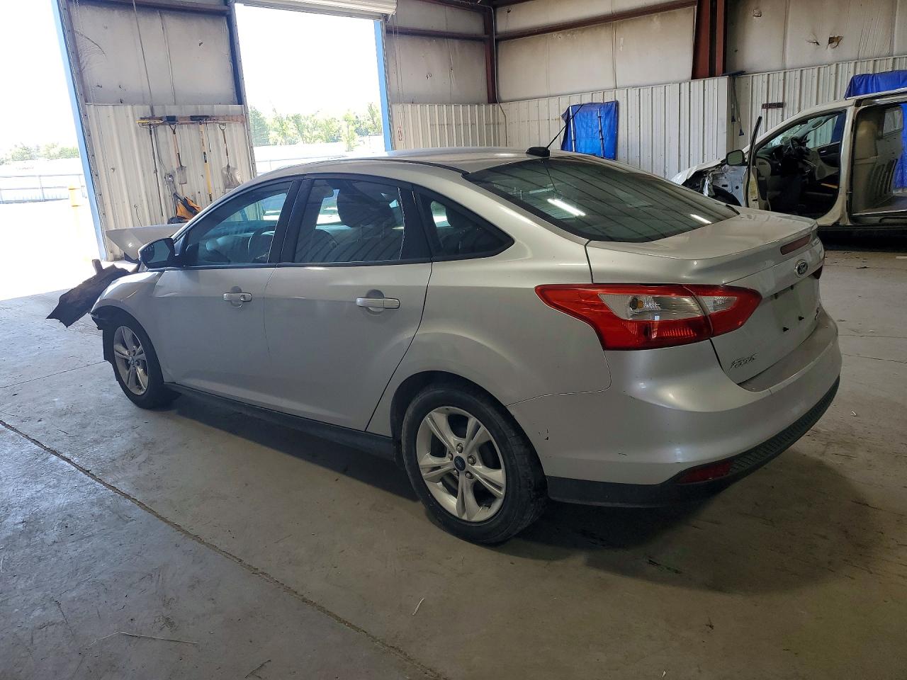 2014 Ford Focus Se Silver vin: 1FADP3F25EL321986