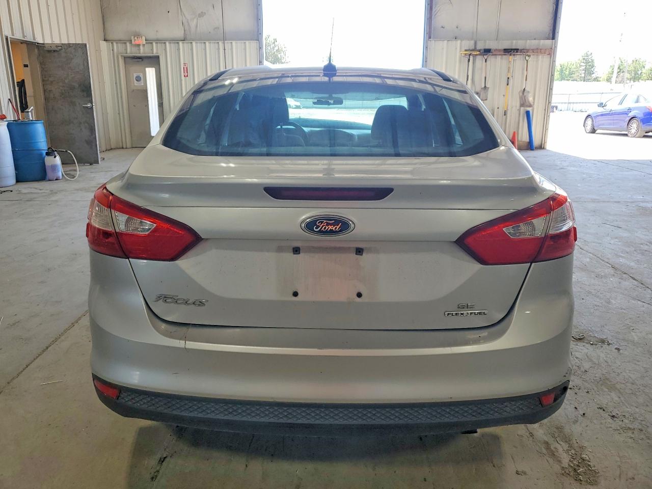 2014 Ford Focus Se Silver vin: 1FADP3F25EL321986
