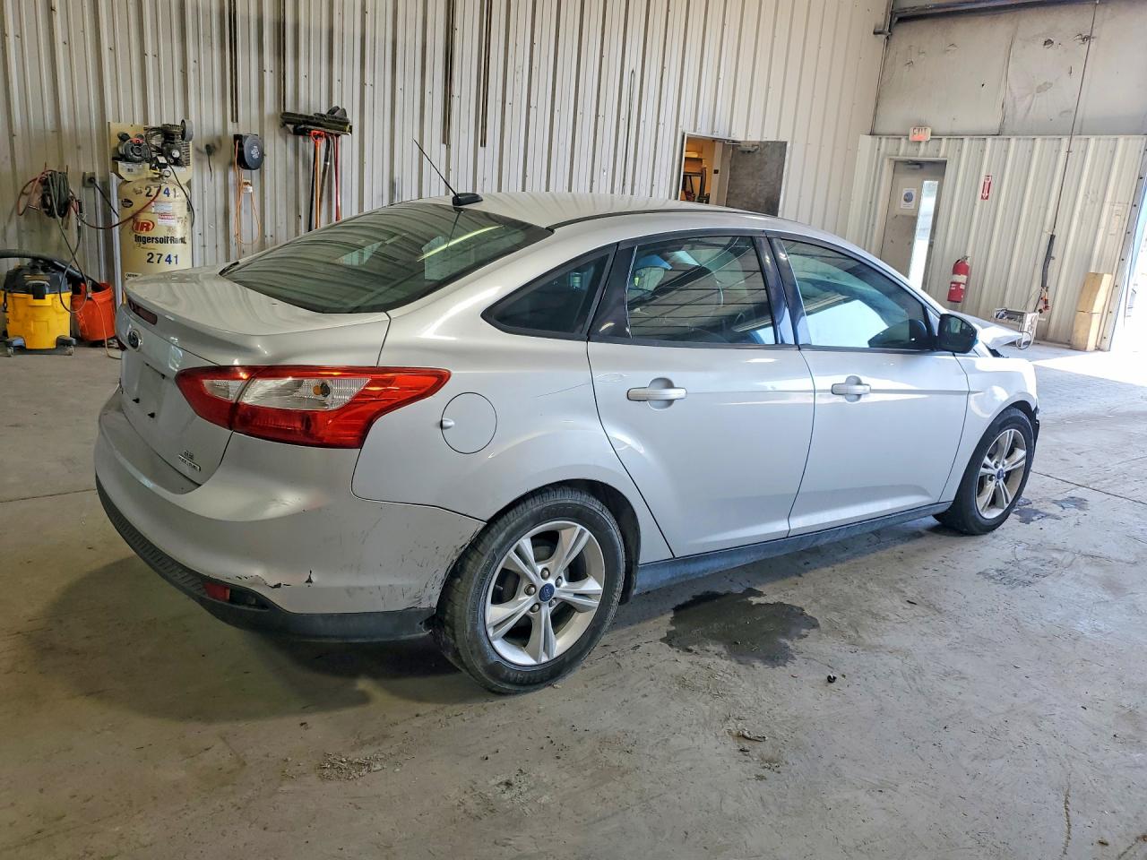 2014 Ford Focus Se Silver vin: 1FADP3F25EL321986
