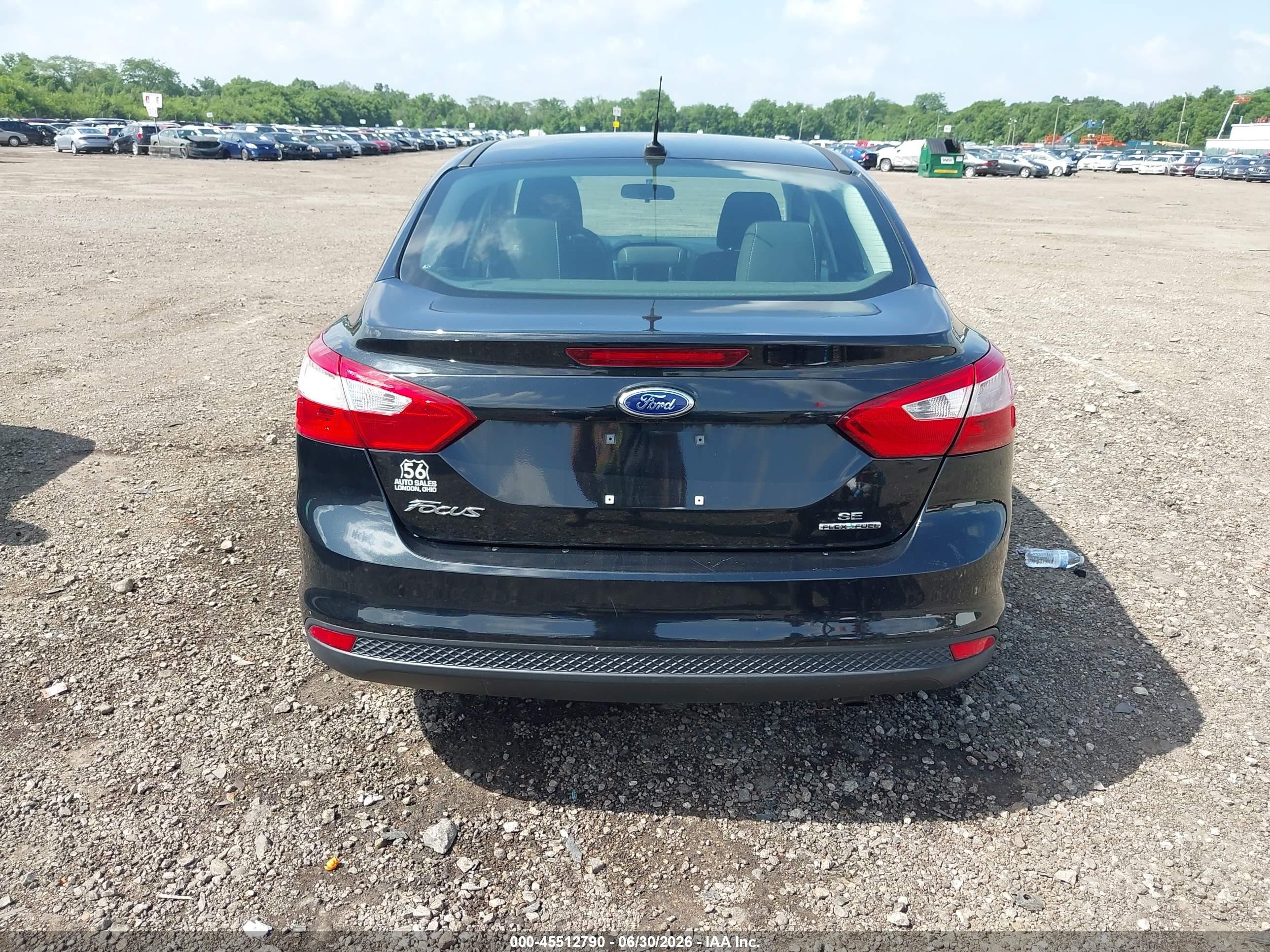 2014 Ford Focus Se Черный vin: 1FADP3F25EL340098