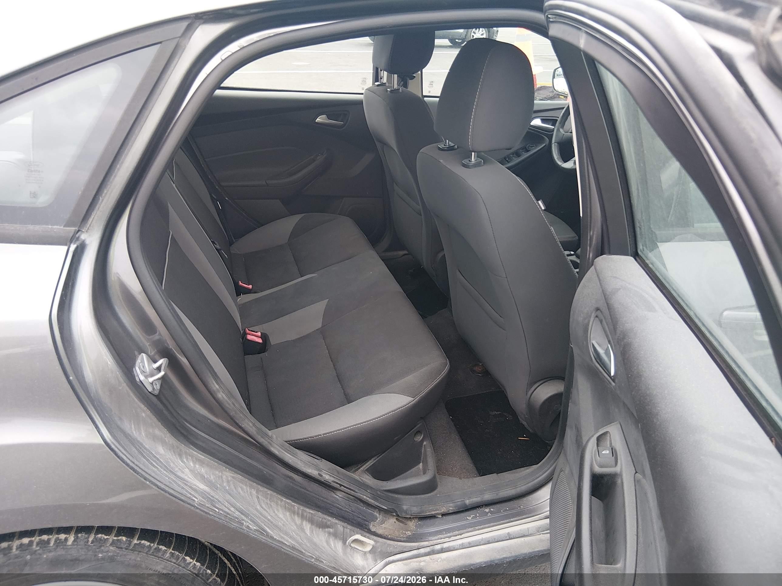 2014 Ford Focus Se Gray vin: 1FADP3F25EL363199