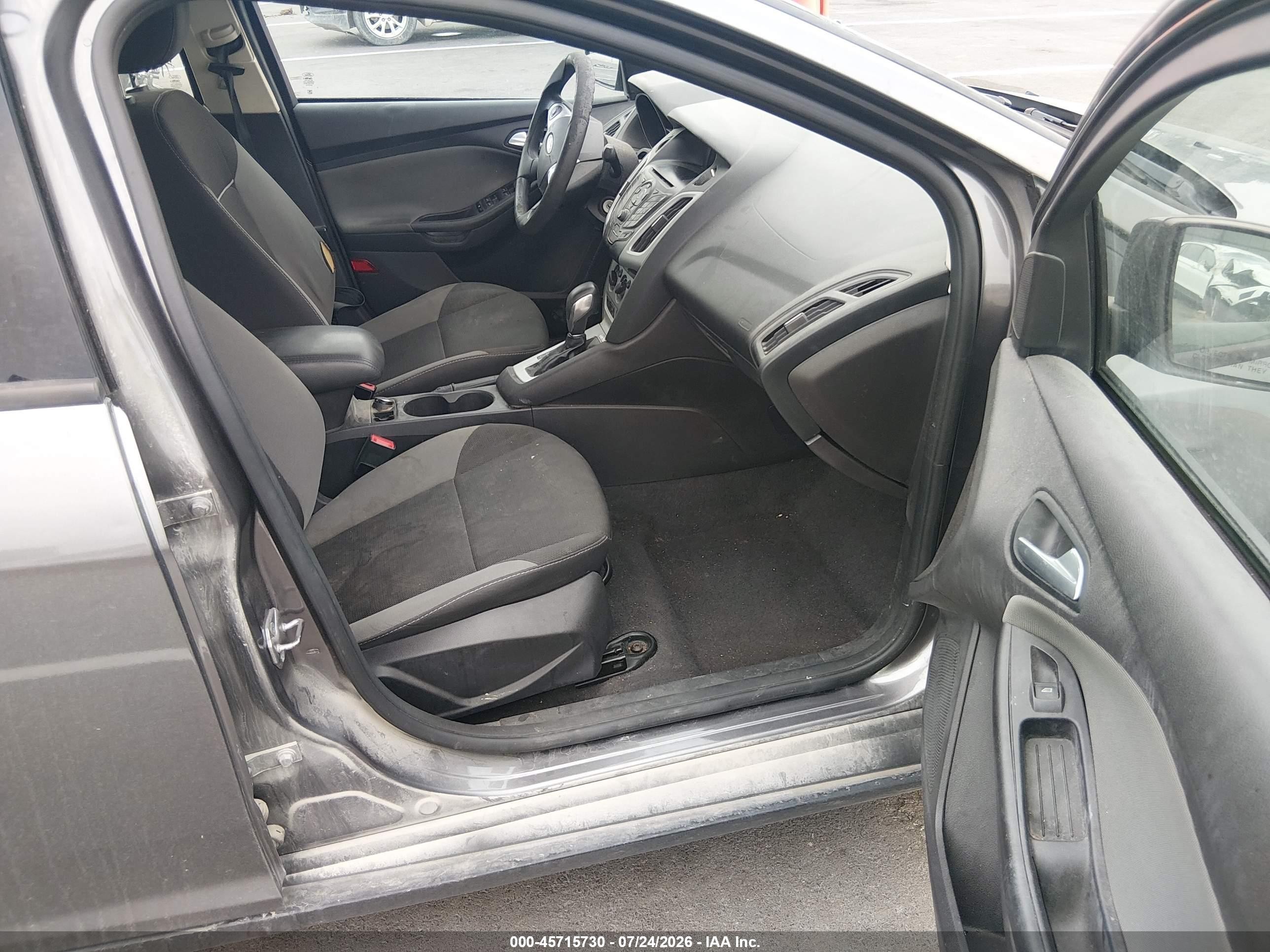 2014 Ford Focus Se Gray vin: 1FADP3F25EL363199