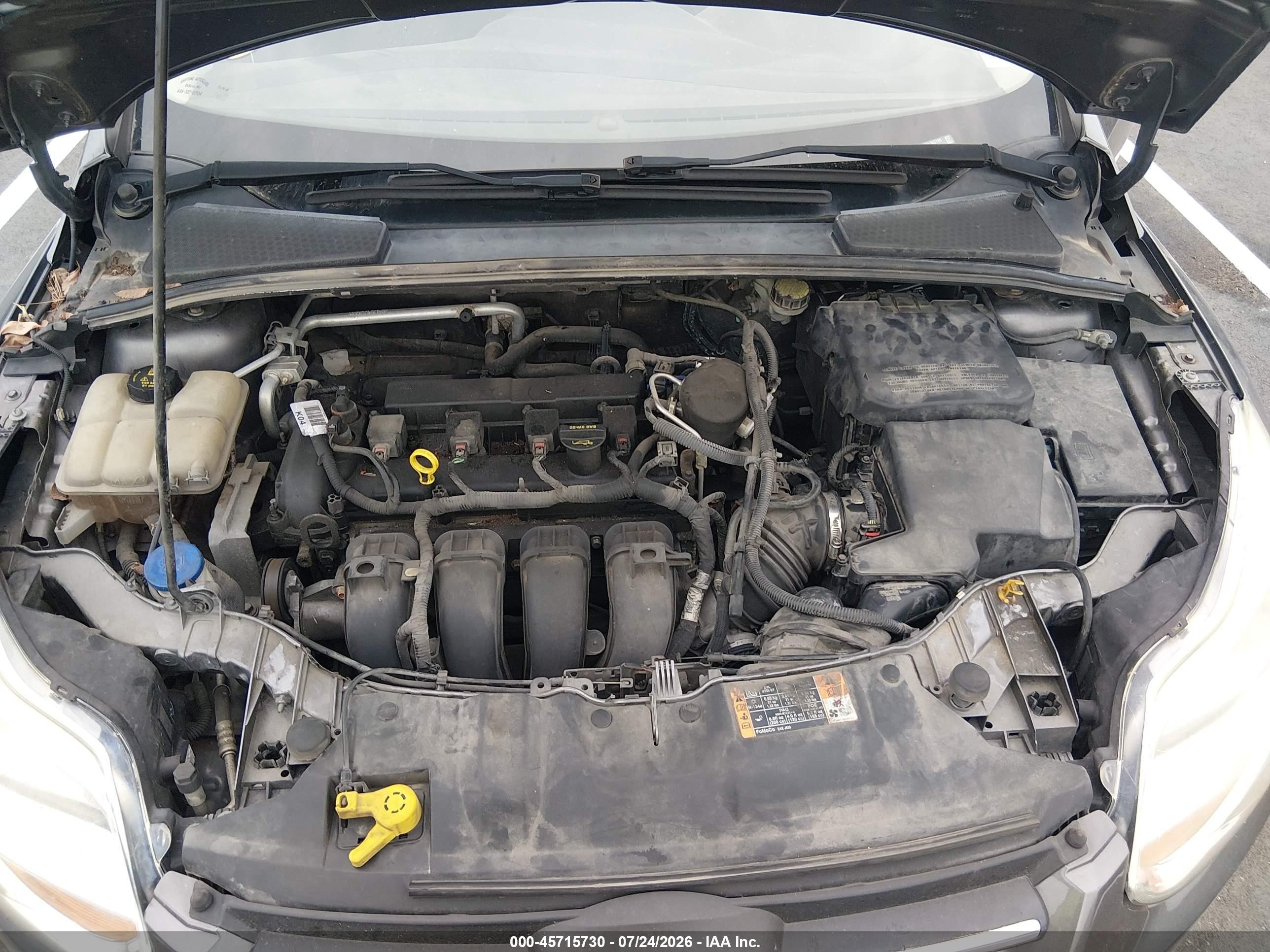 2014 Ford Focus Se Gray vin: 1FADP3F25EL363199