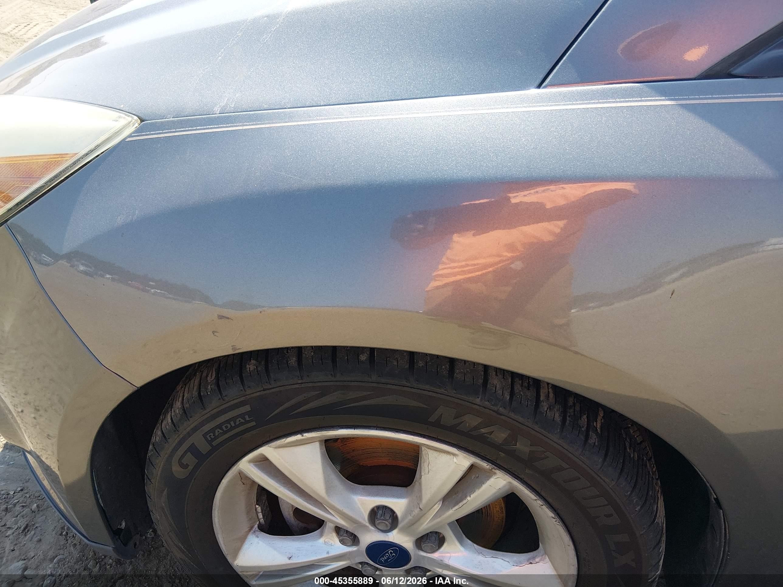 2014 Ford Focus Se Gray vin: 1FADP3F25EL369536