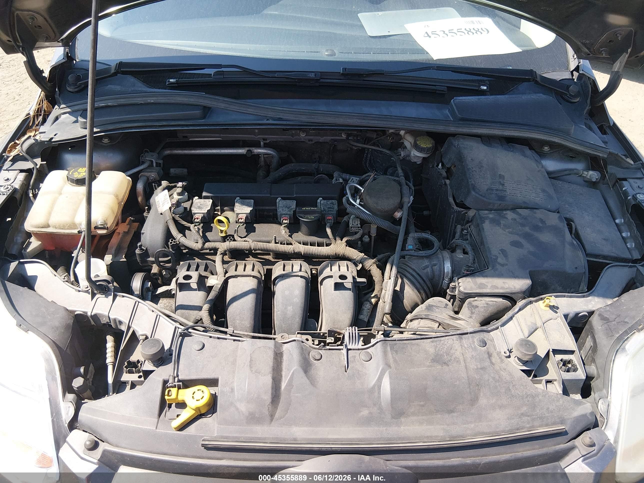 2014 Ford Focus Se Gray vin: 1FADP3F25EL369536
