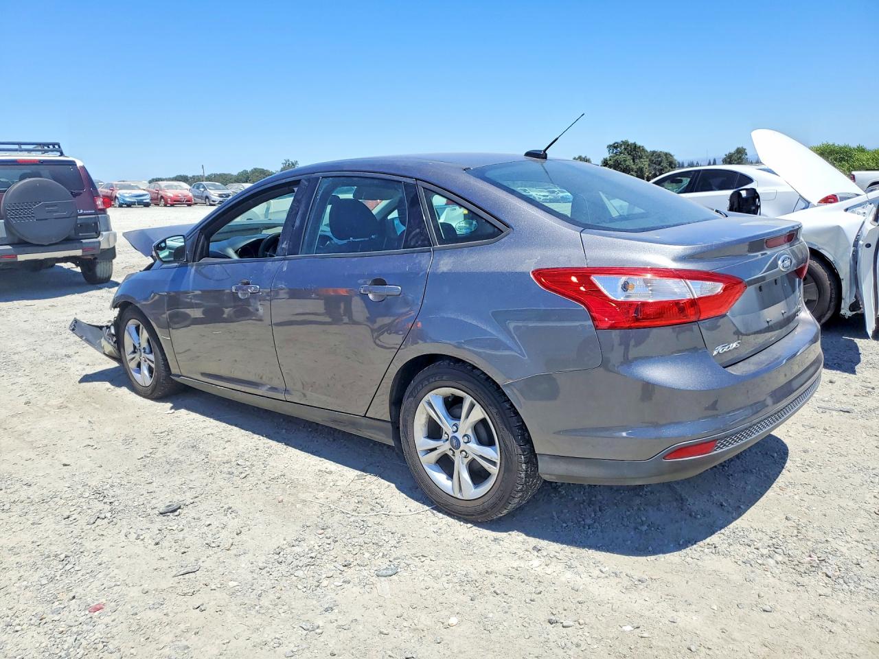 2014 Ford Focus Se Gray vin: 1FADP3F25EL392296