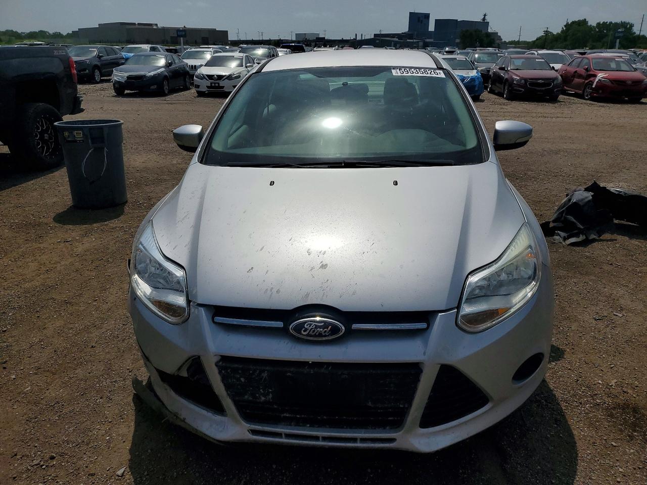2014 Ford Focus Se Silver vin: 1FADP3F25EL393870