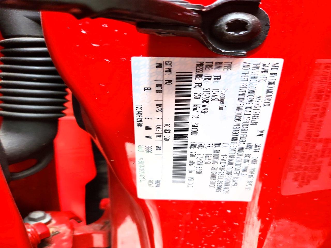2014 Ford Focus Se Red vin: 1FADP3F25EL393965