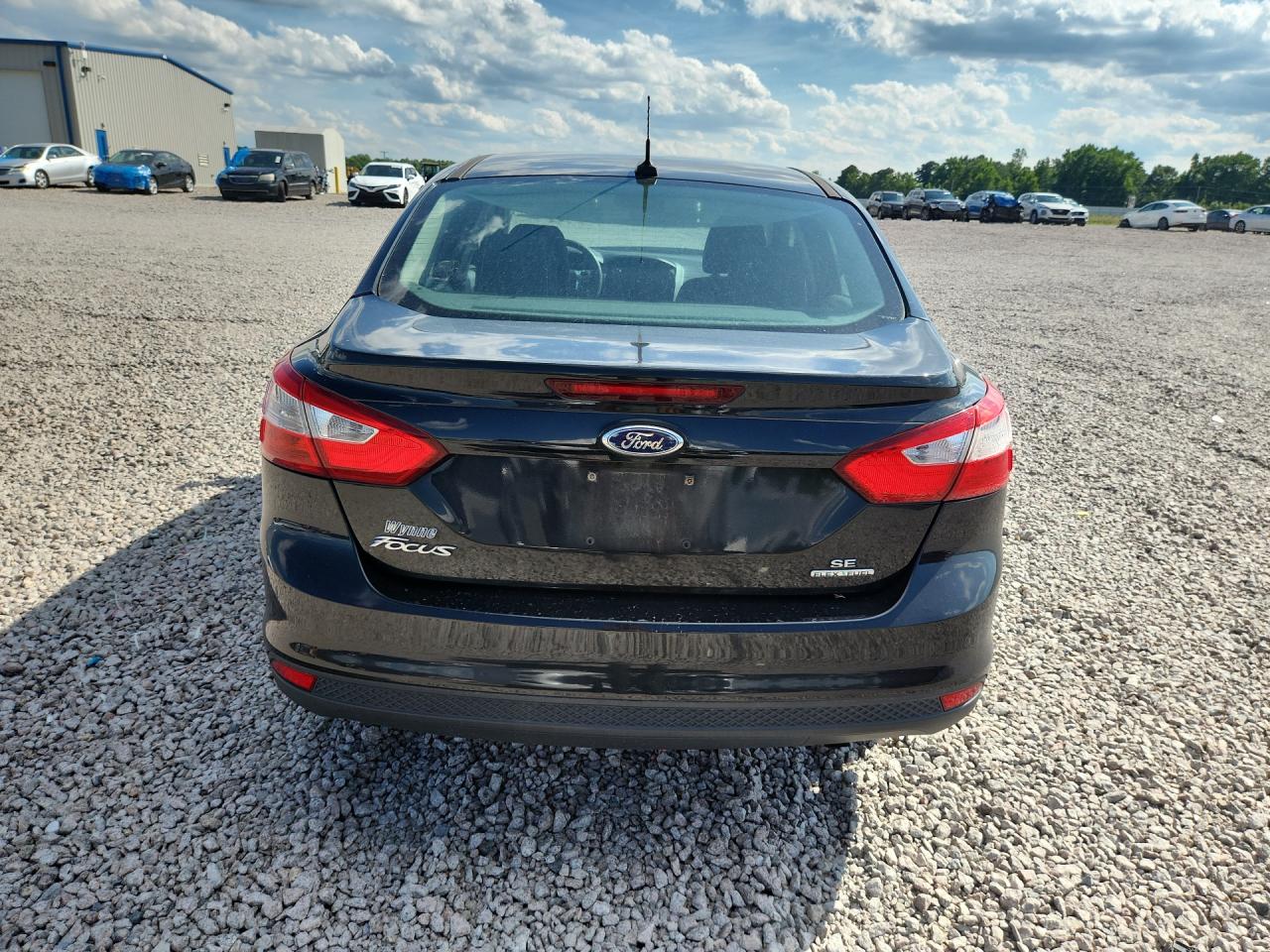 2014 Ford Focus Se Black vin: 1FADP3F25EL396803