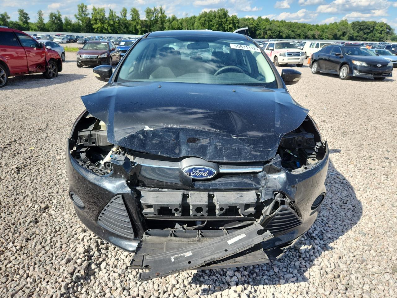 2014 Ford Focus Se Black vin: 1FADP3F25EL396803