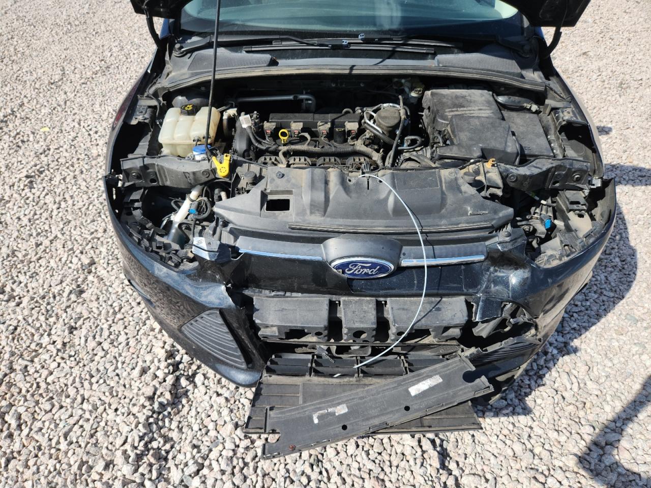 2014 Ford Focus Se Black vin: 1FADP3F25EL396803