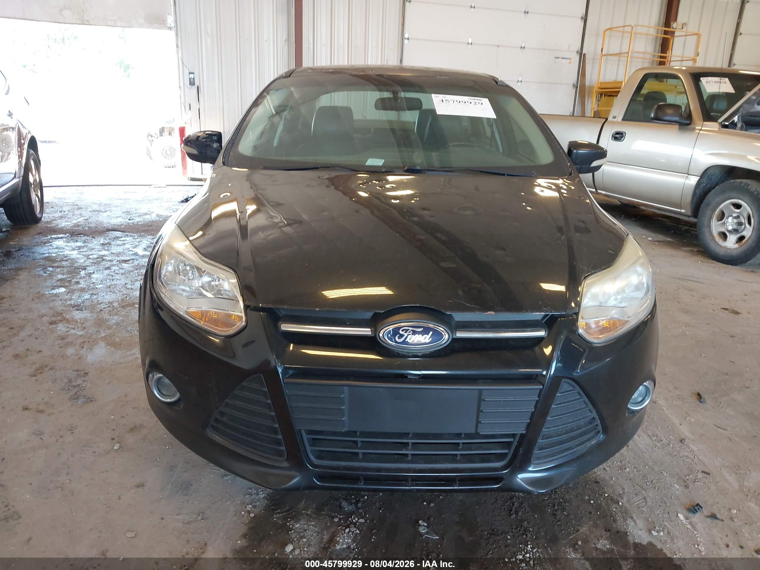 2014 Ford Focus Se Black vin: 1FADP3F25EL398082