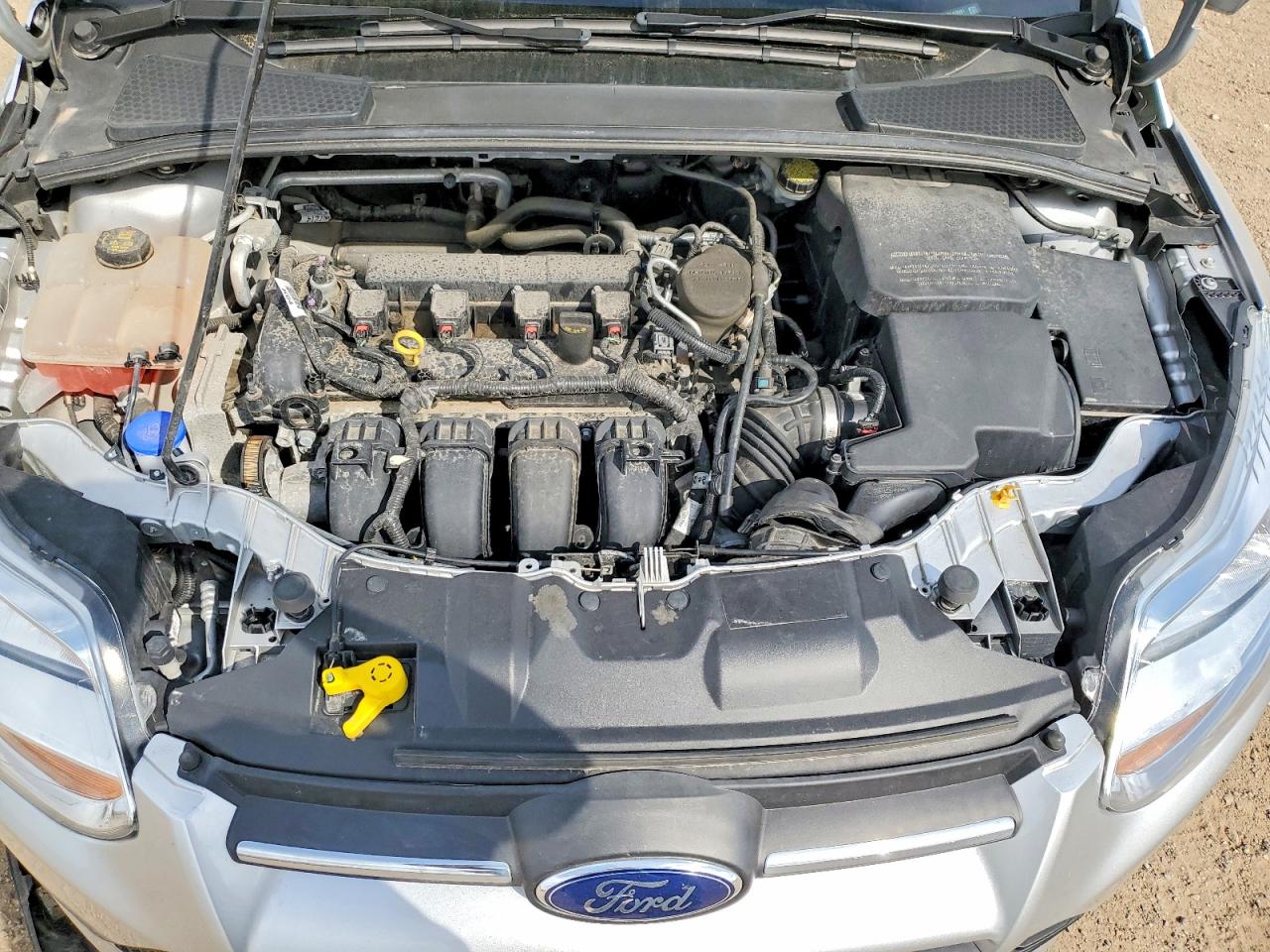 2014 Ford Focus Se Silver vin: 1FADP3F25EL410991