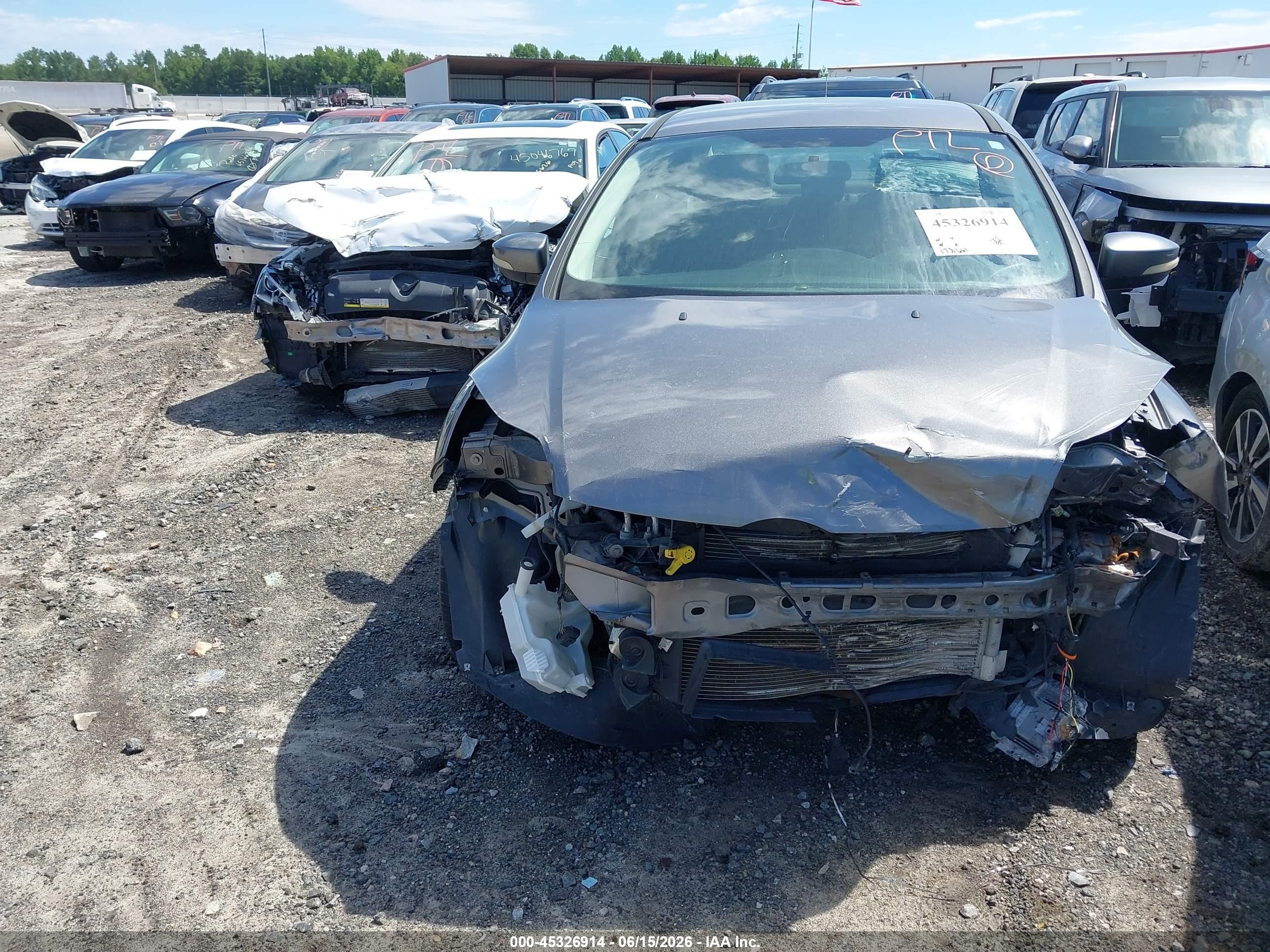 2014 Ford Focus Se Gray vin: 1FADP3F25EL434627