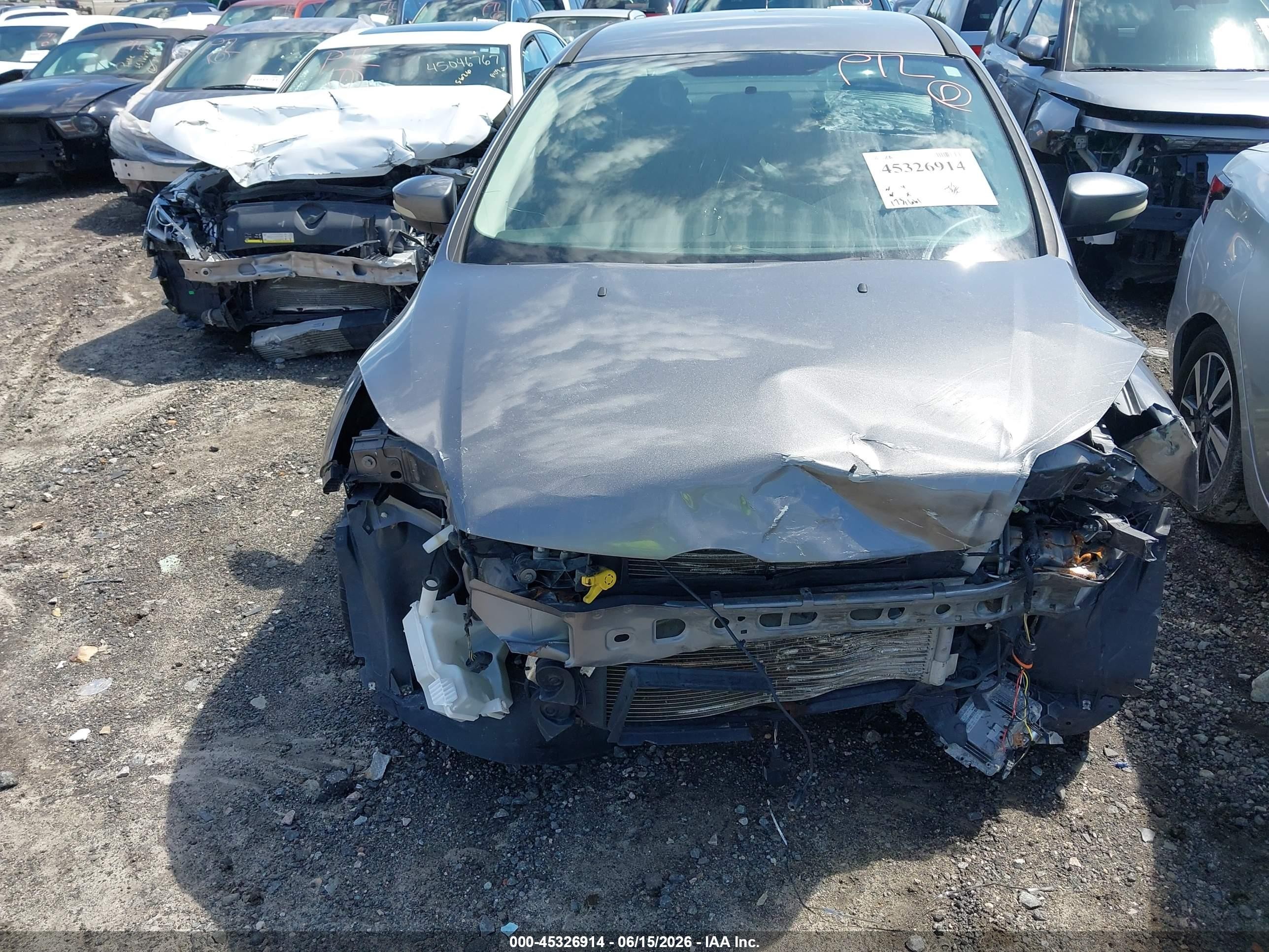 2014 Ford Focus Se Gray vin: 1FADP3F25EL434627