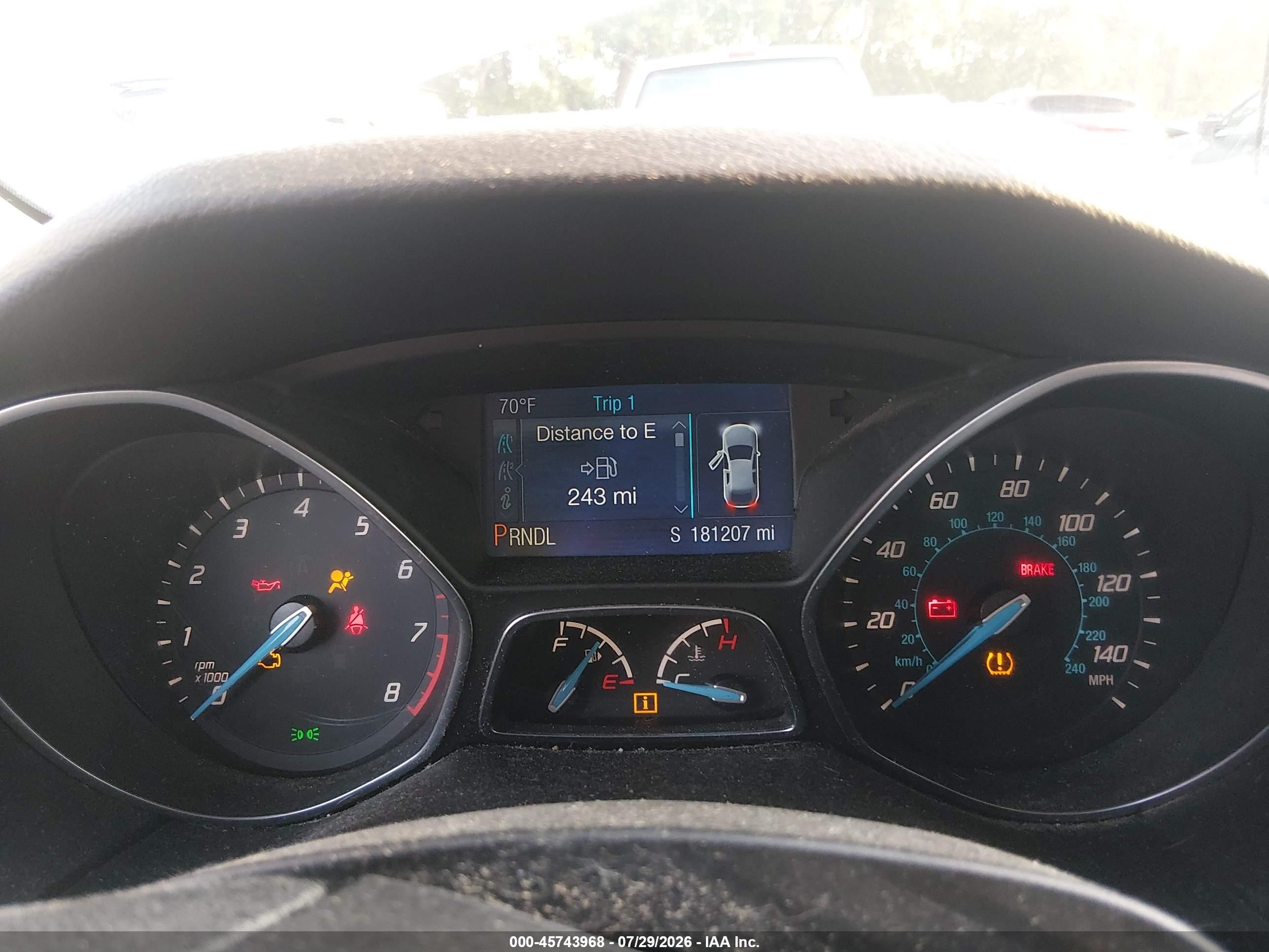 2014 Ford Focus Se White vin: 1FADP3F25EL438676