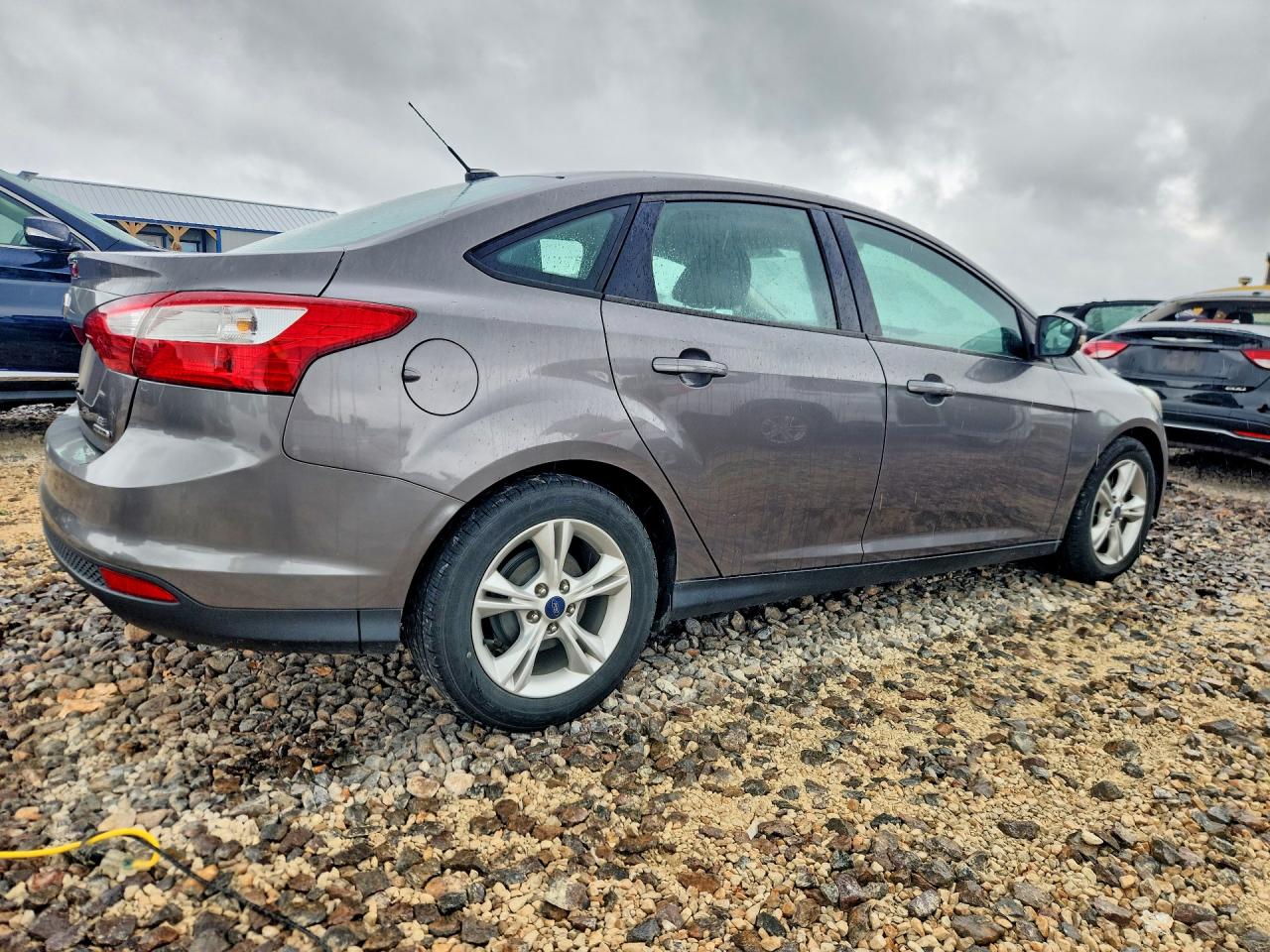 2014 Ford Focus Se Gray vin: 1FADP3F25EL461231