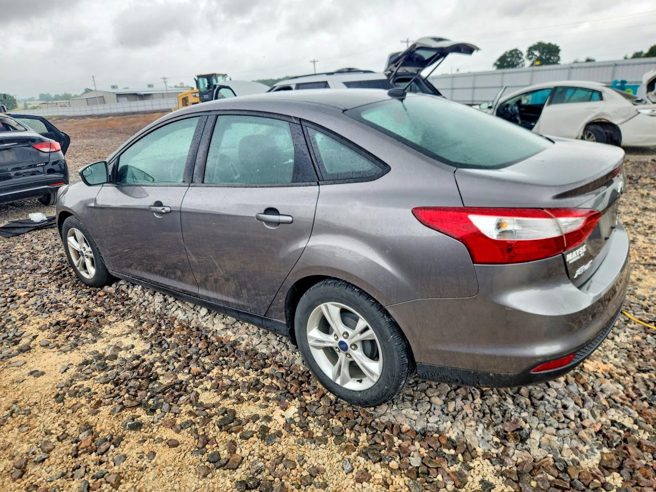 2014 Ford Focus Se Gray vin: 1FADP3F25EL461231