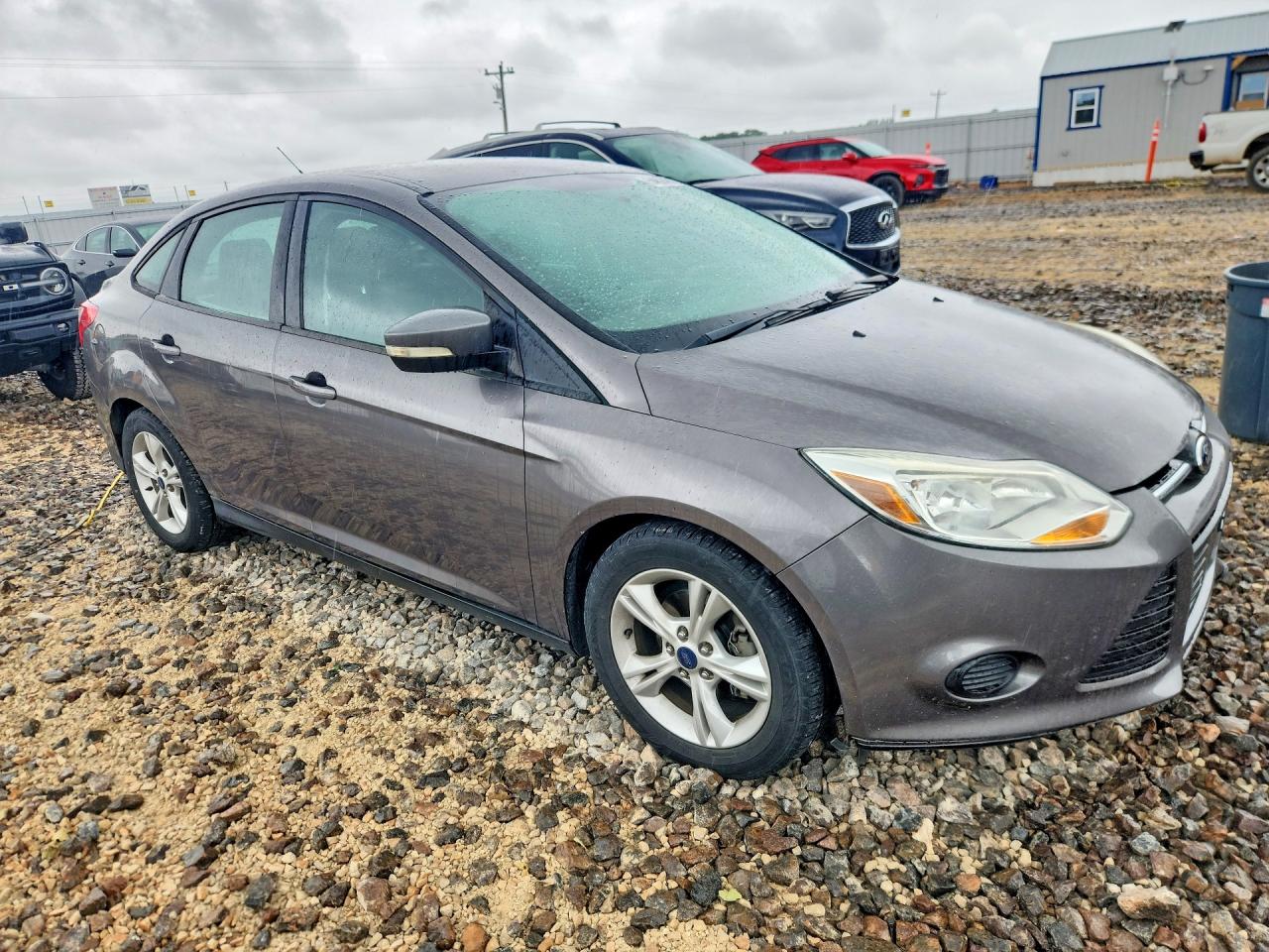 2014 Ford Focus Se Gray vin: 1FADP3F25EL461231