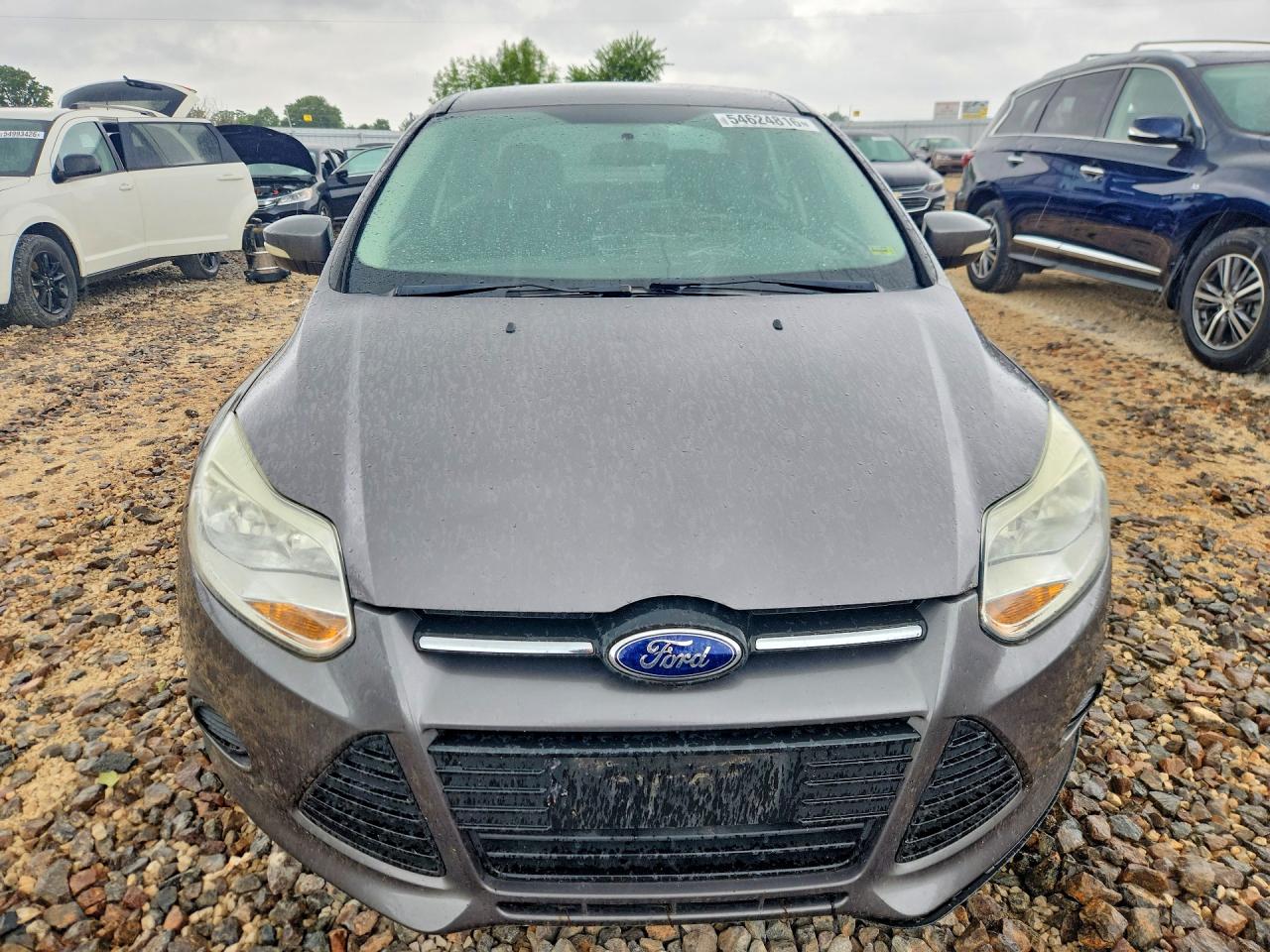 2014 Ford Focus Se Gray vin: 1FADP3F25EL461231