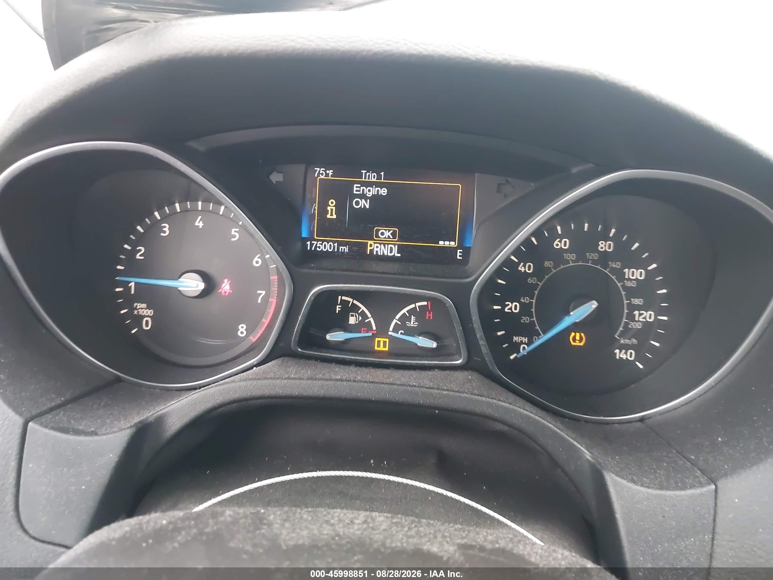 2015 Ford Focus Se White vin: 1FADP3F25FL202630