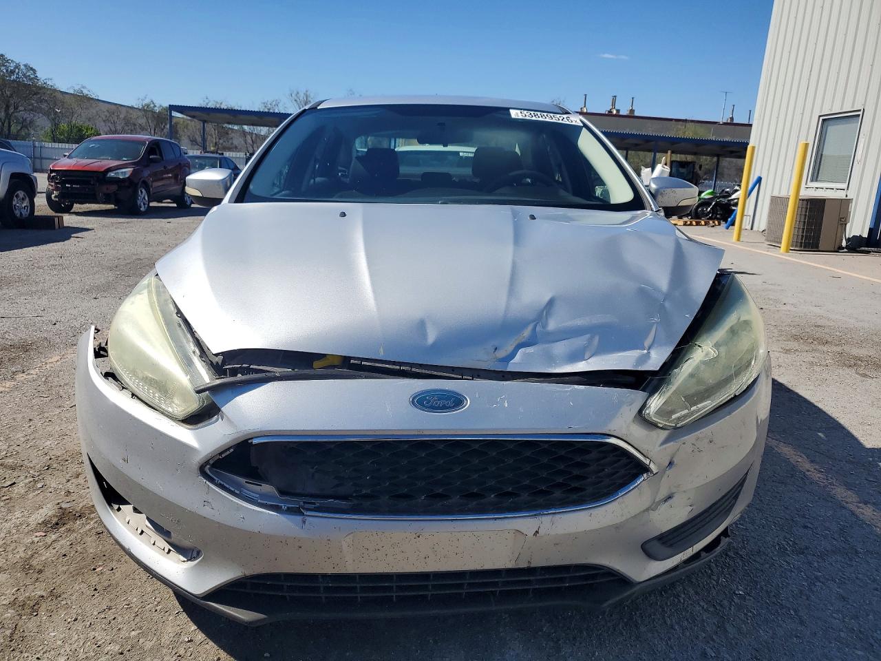2015 Ford Focus Se Silver vin: 1FADP3F25FL221548