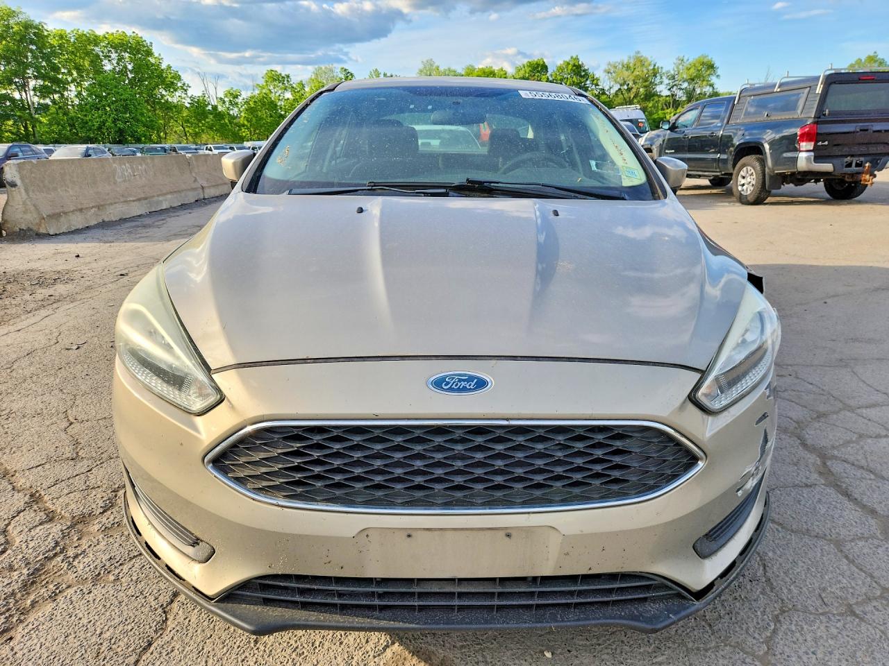 2015 Ford Focus Se Tan vin: 1FADP3F25FL228466