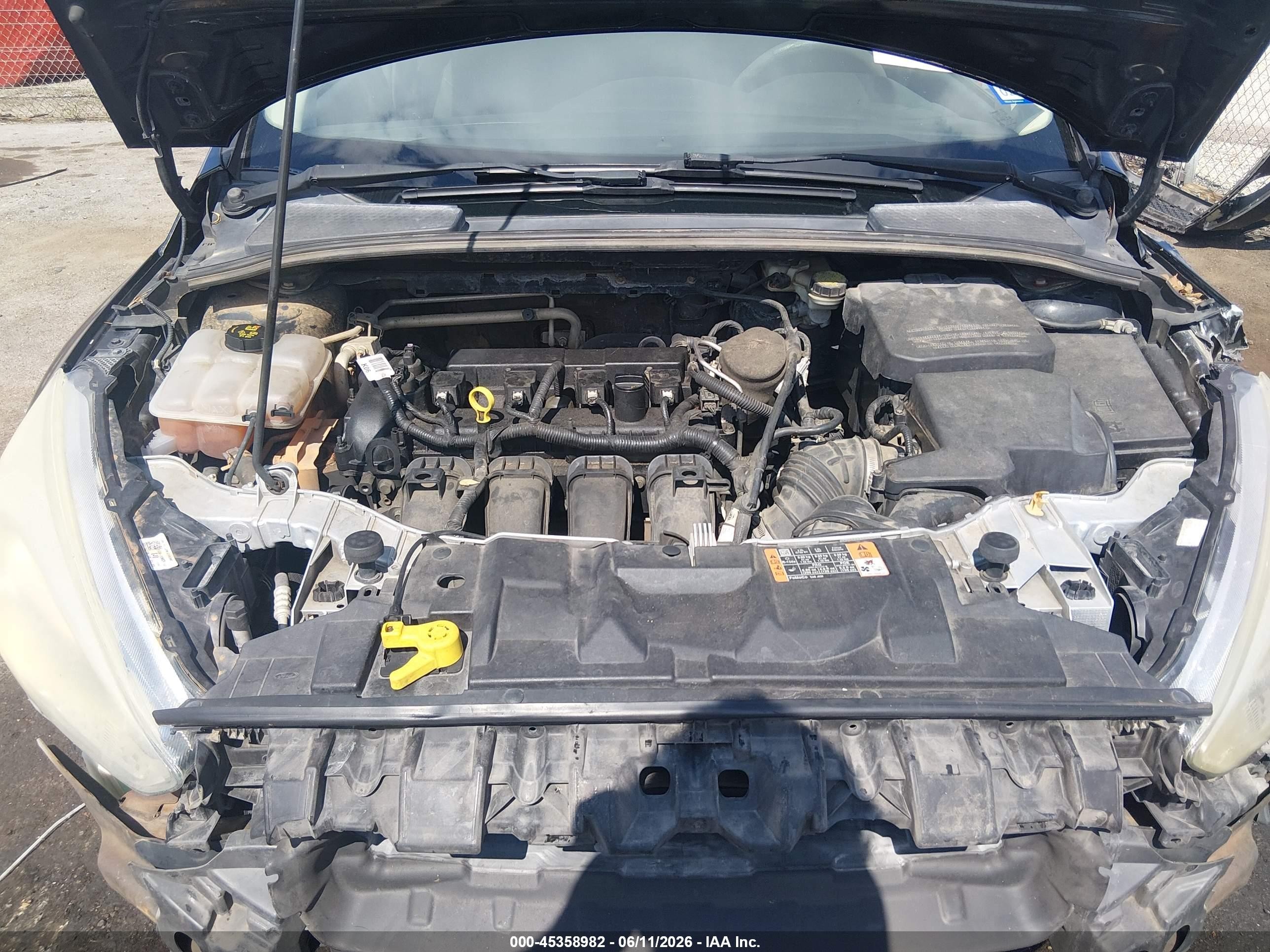 2015 Ford Focus Se Черный vin: 1FADP3F25FL244943
