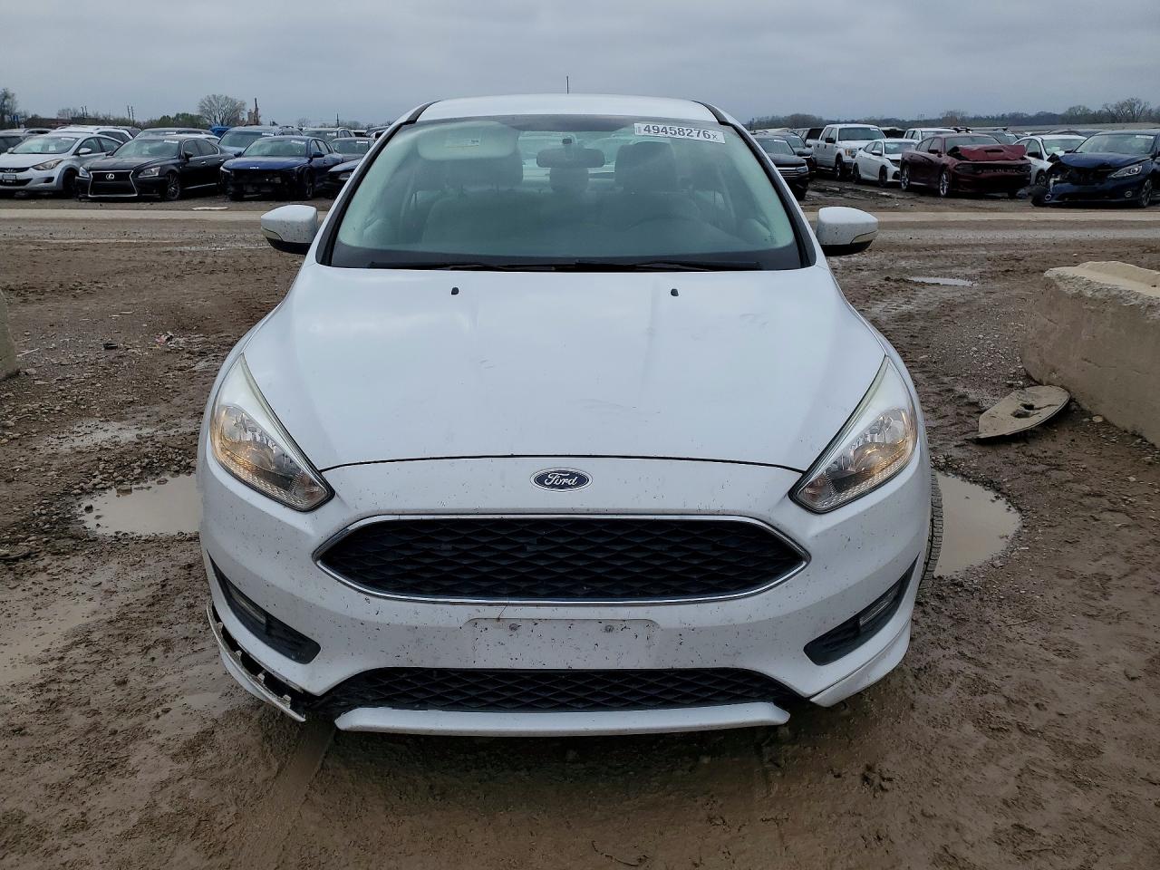 2015 Ford Focus Se White vin: 1FADP3F25FL249091