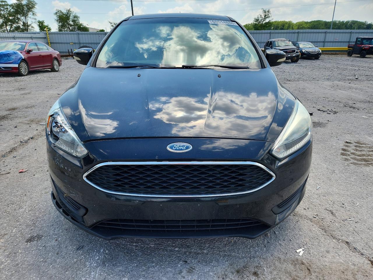 2015 Ford Focus Se Black vin: 1FADP3F25FL255652