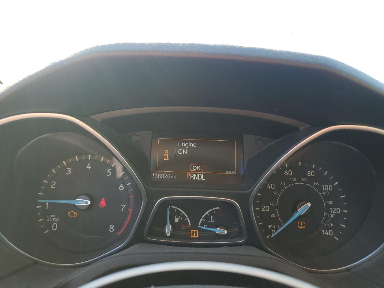 2015 Ford Focus Se Tan vin: 1FADP3F25FL259104