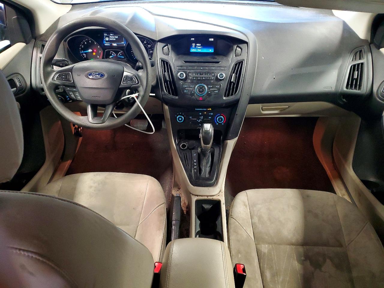2015 Ford Focus Se Gray vin: 1FADP3F25FL302579