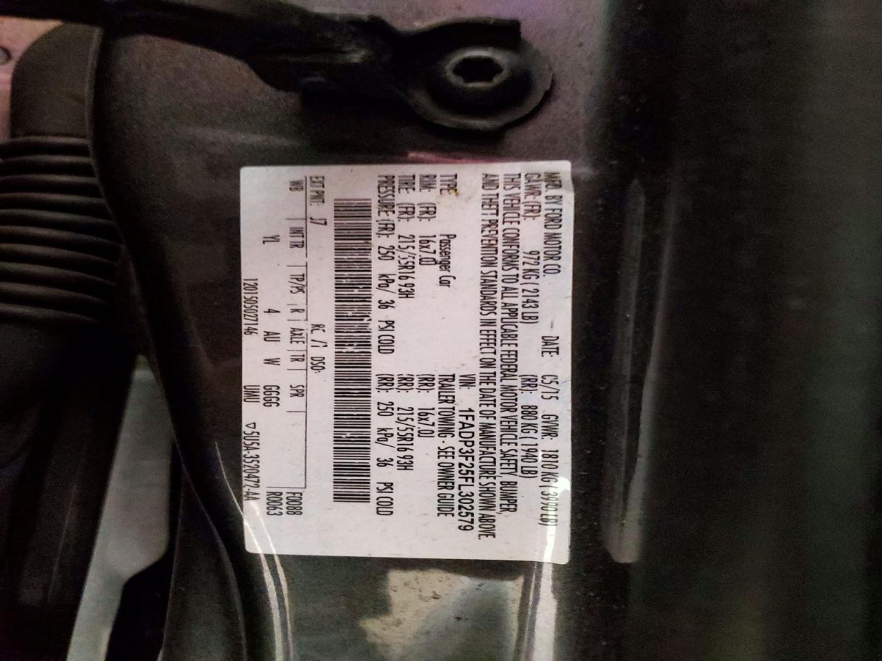 2015 Ford Focus Se Gray vin: 1FADP3F25FL302579