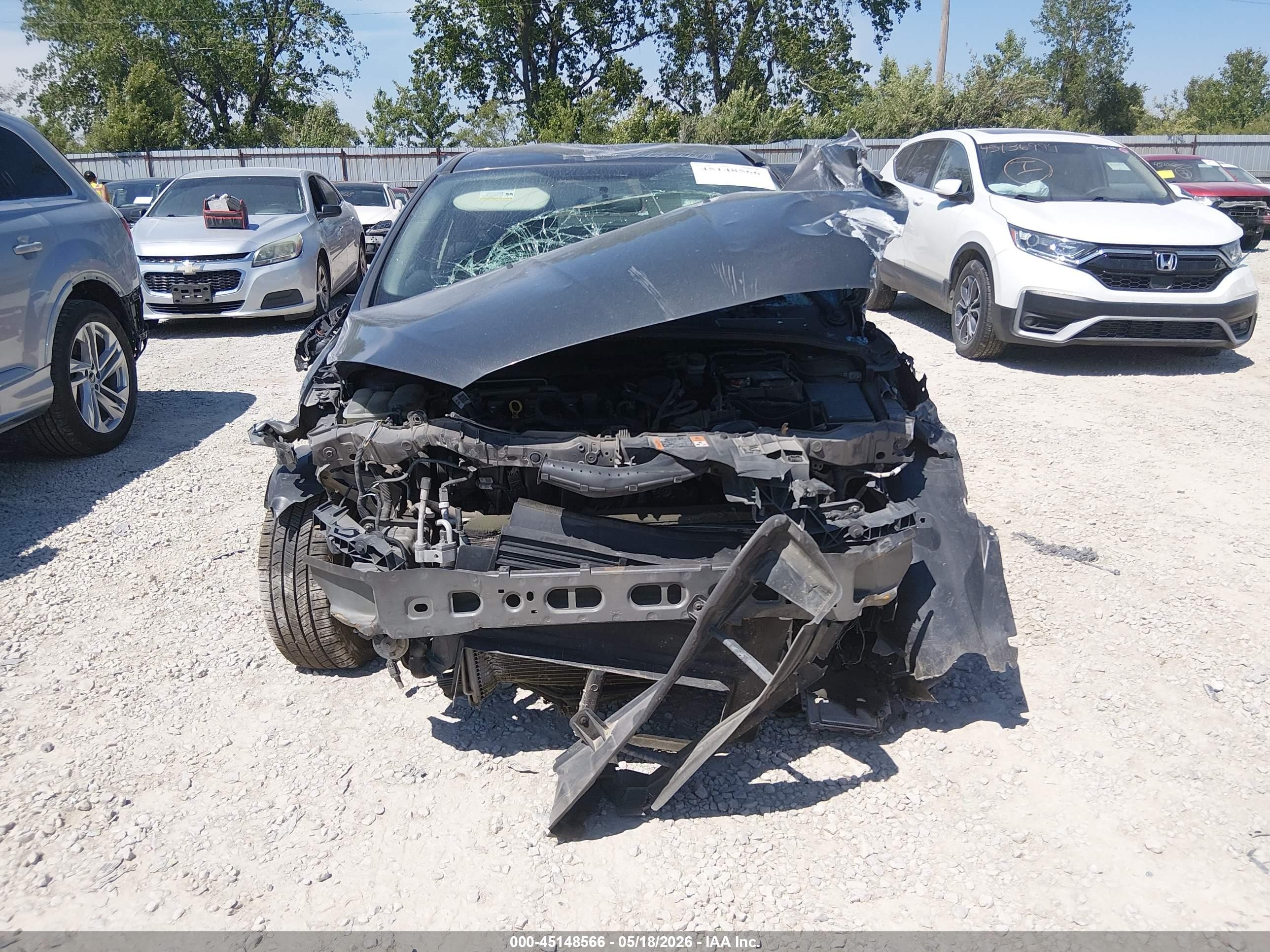 2015 Ford Focus Se Серый vin: 1FADP3F25FL305241