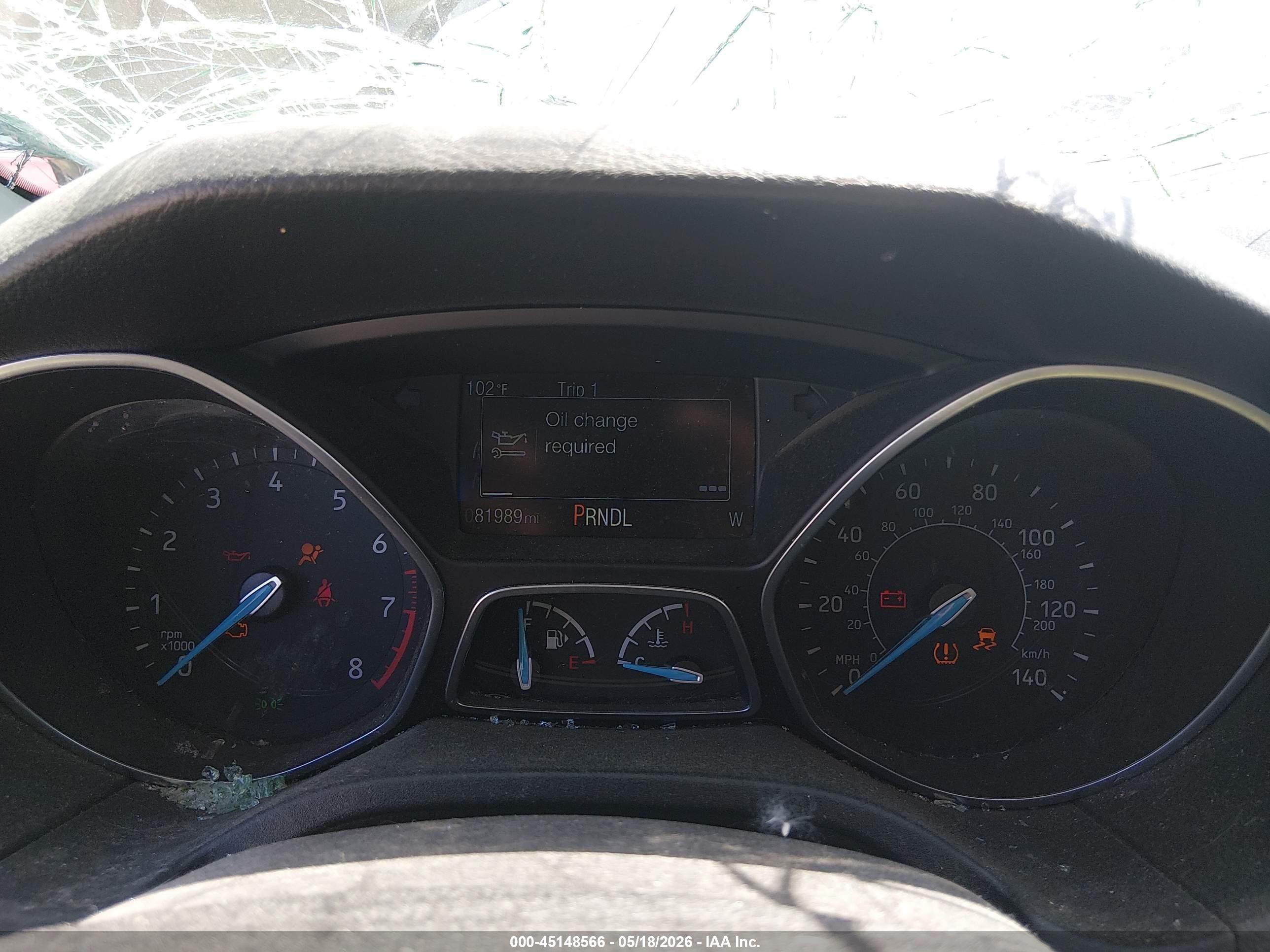 2015 Ford Focus Se Серый vin: 1FADP3F25FL305241