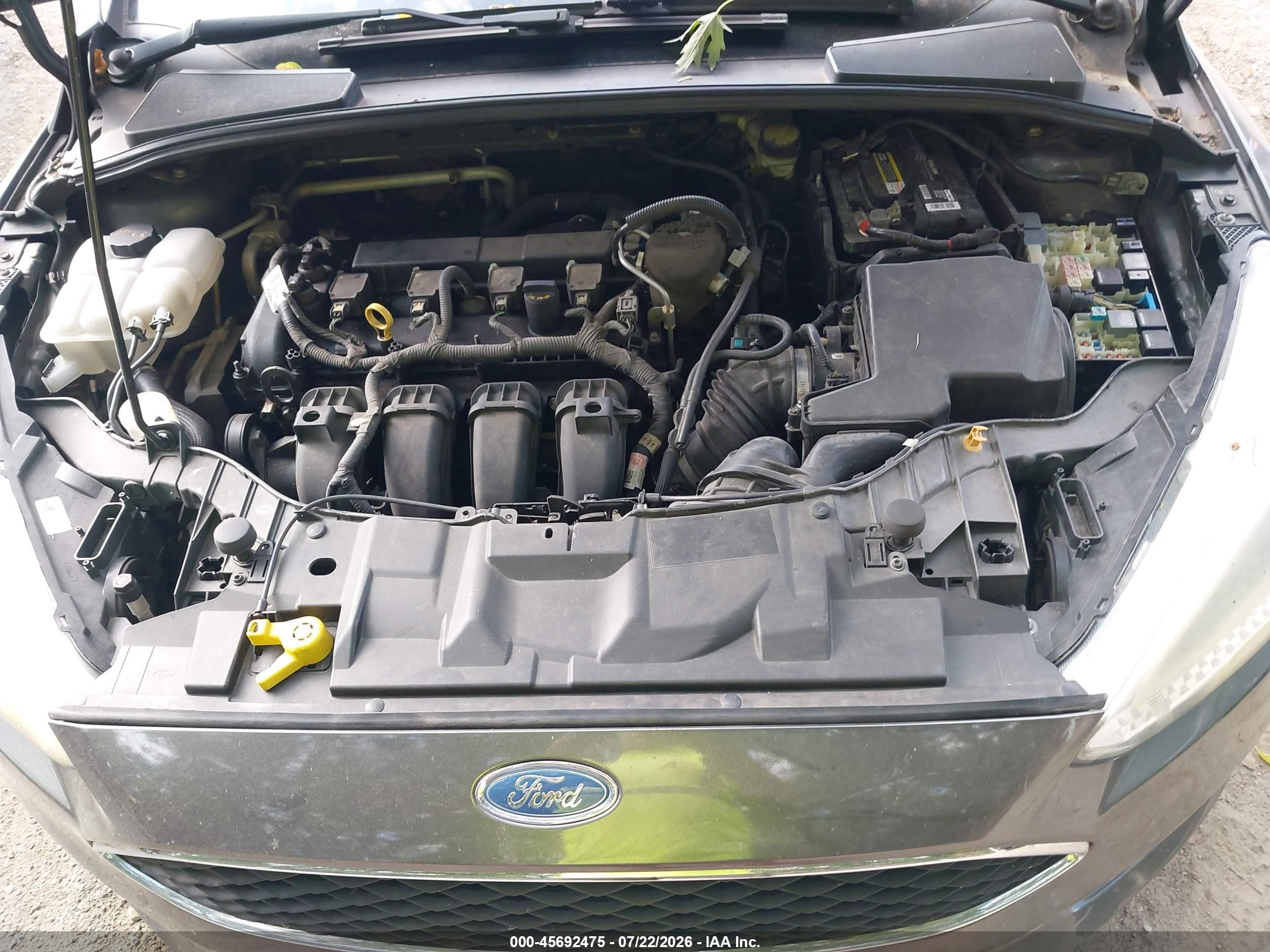 2015 Ford Focus Se Gray vin: 1FADP3F25FL307684