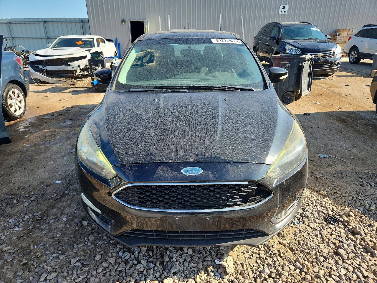 2015 Ford Focus Se Black vin: 1FADP3F25FL340166