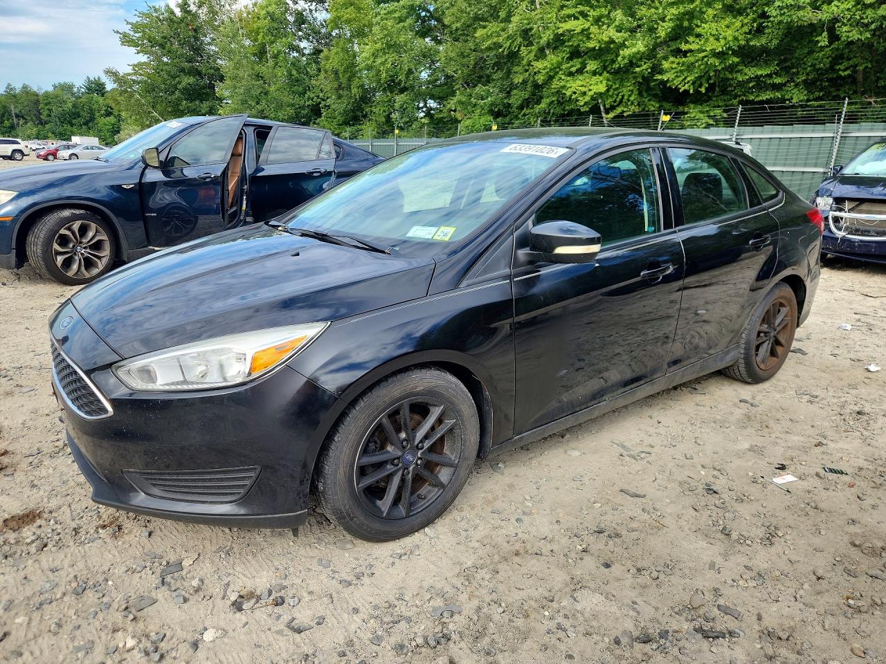 2015 Ford Focus Se Черный vin: 1FADP3F25FL365083