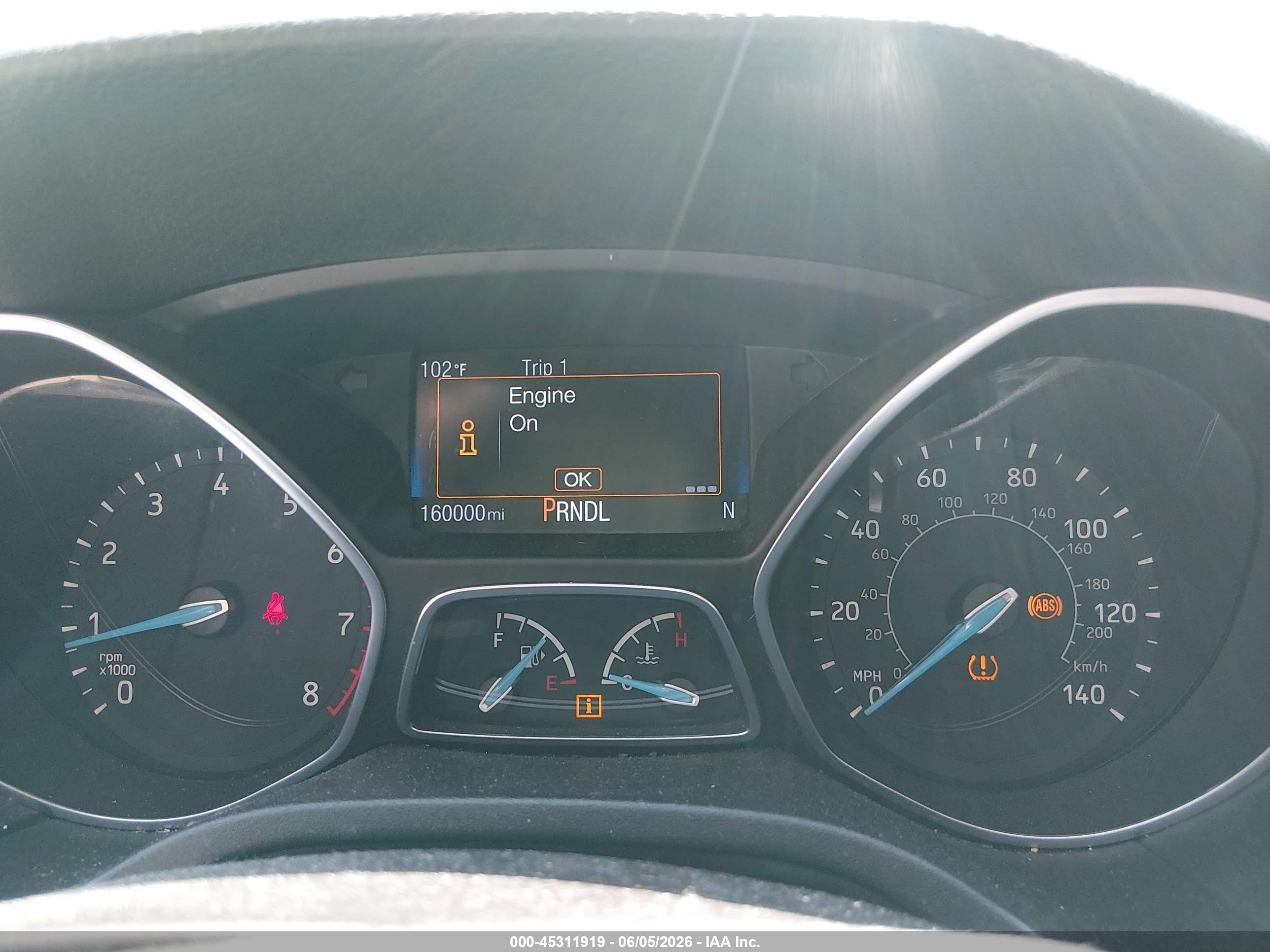 2017 Ford Focus Se White vin: 1FADP3F25HL336153