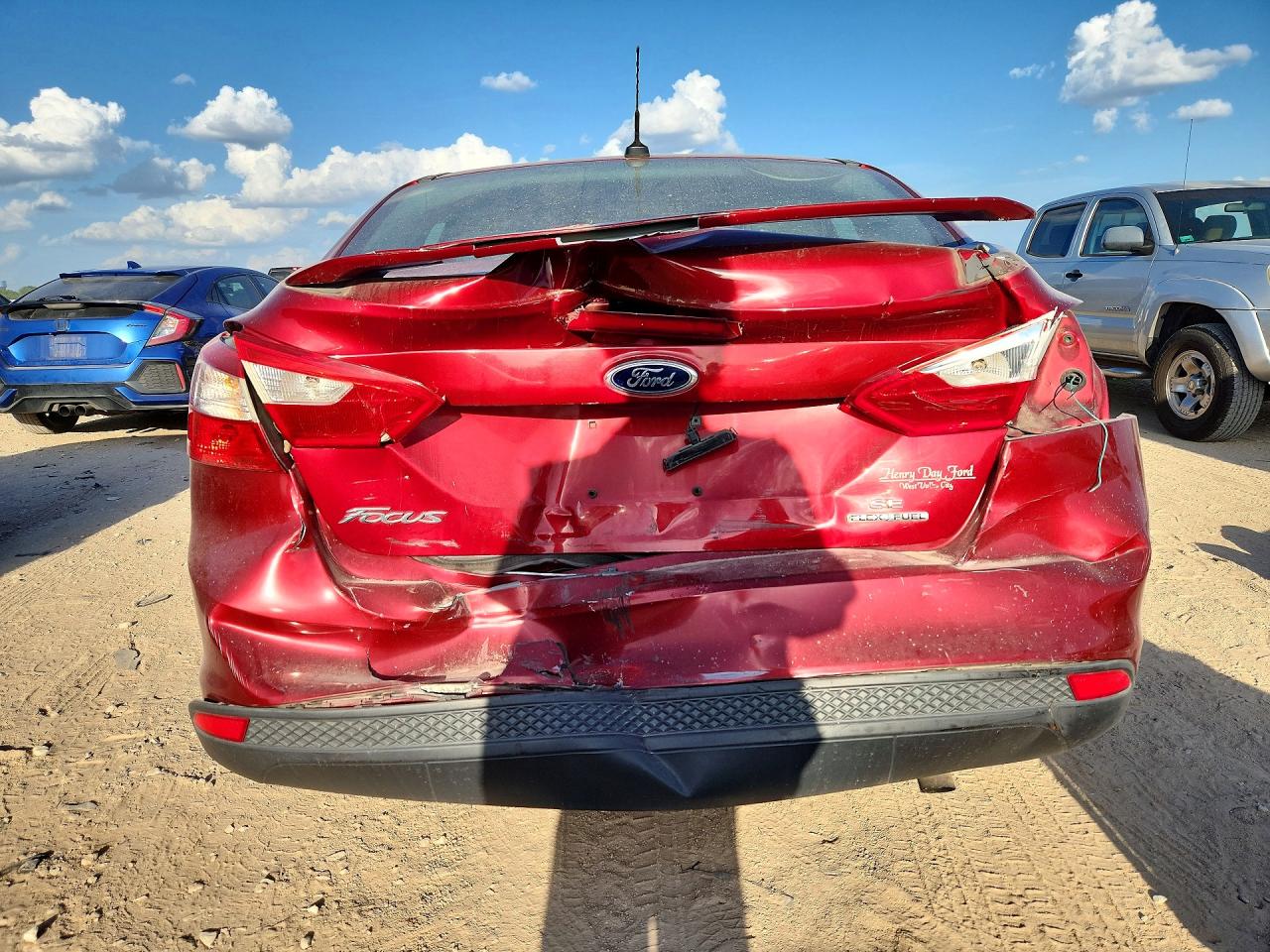 2013 Ford Focus Se Maroon vin: 1FADP3F26DL116160
