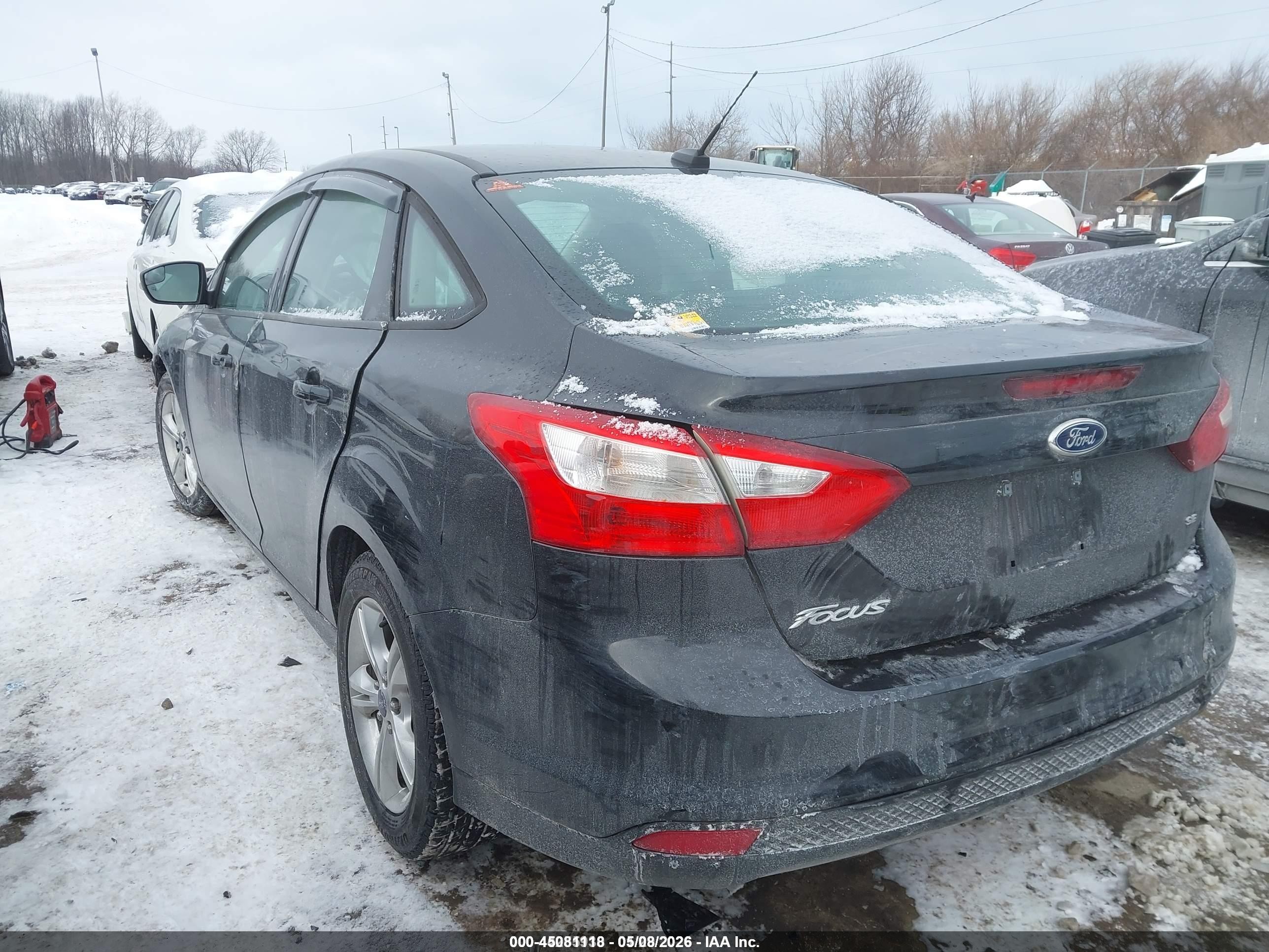 2013 Ford Focus Se Black vin: 1FADP3F26DL136425